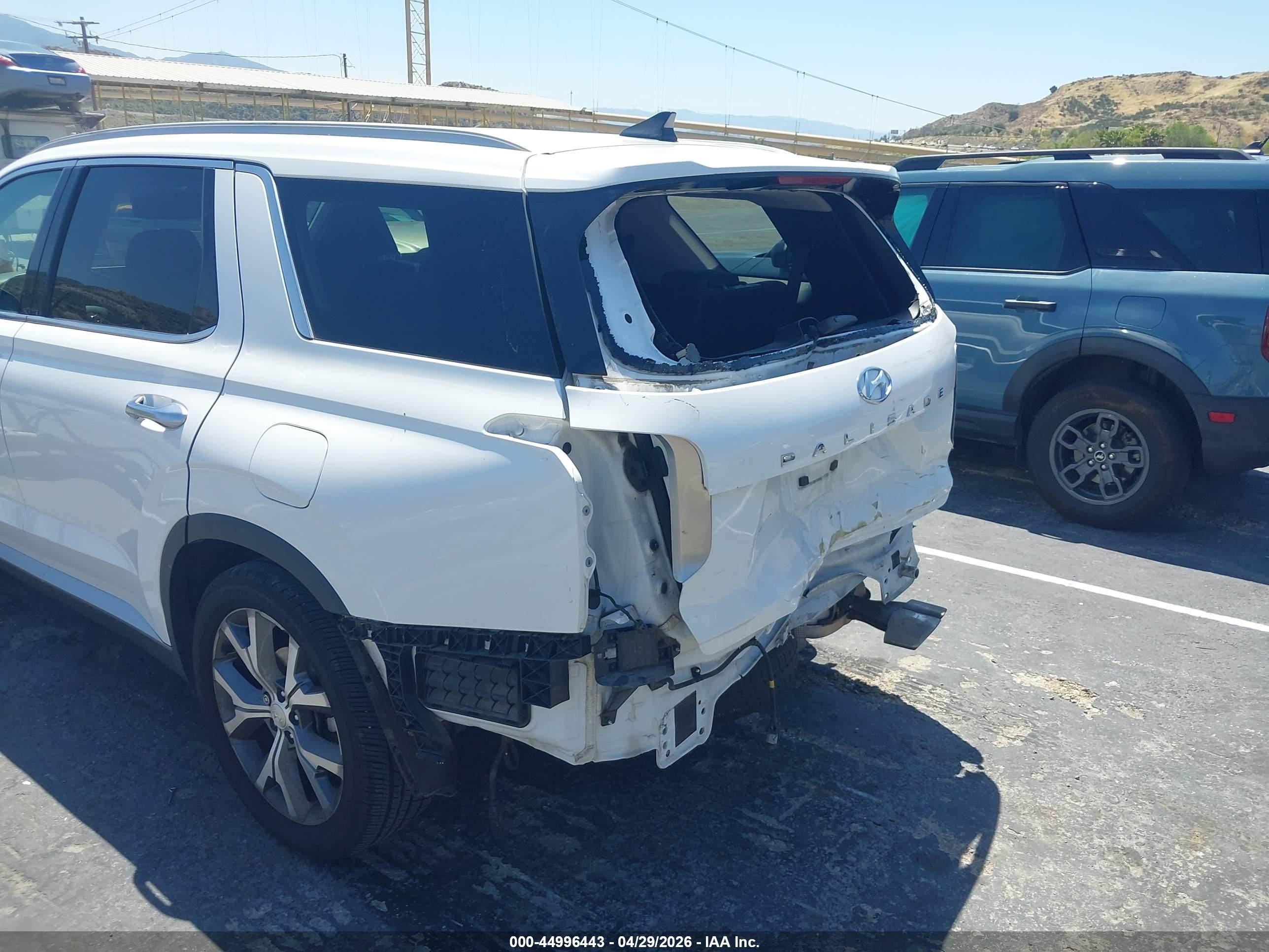 2022 Hyundai Palisade Sel White vin: KM8R44HE6NU347170