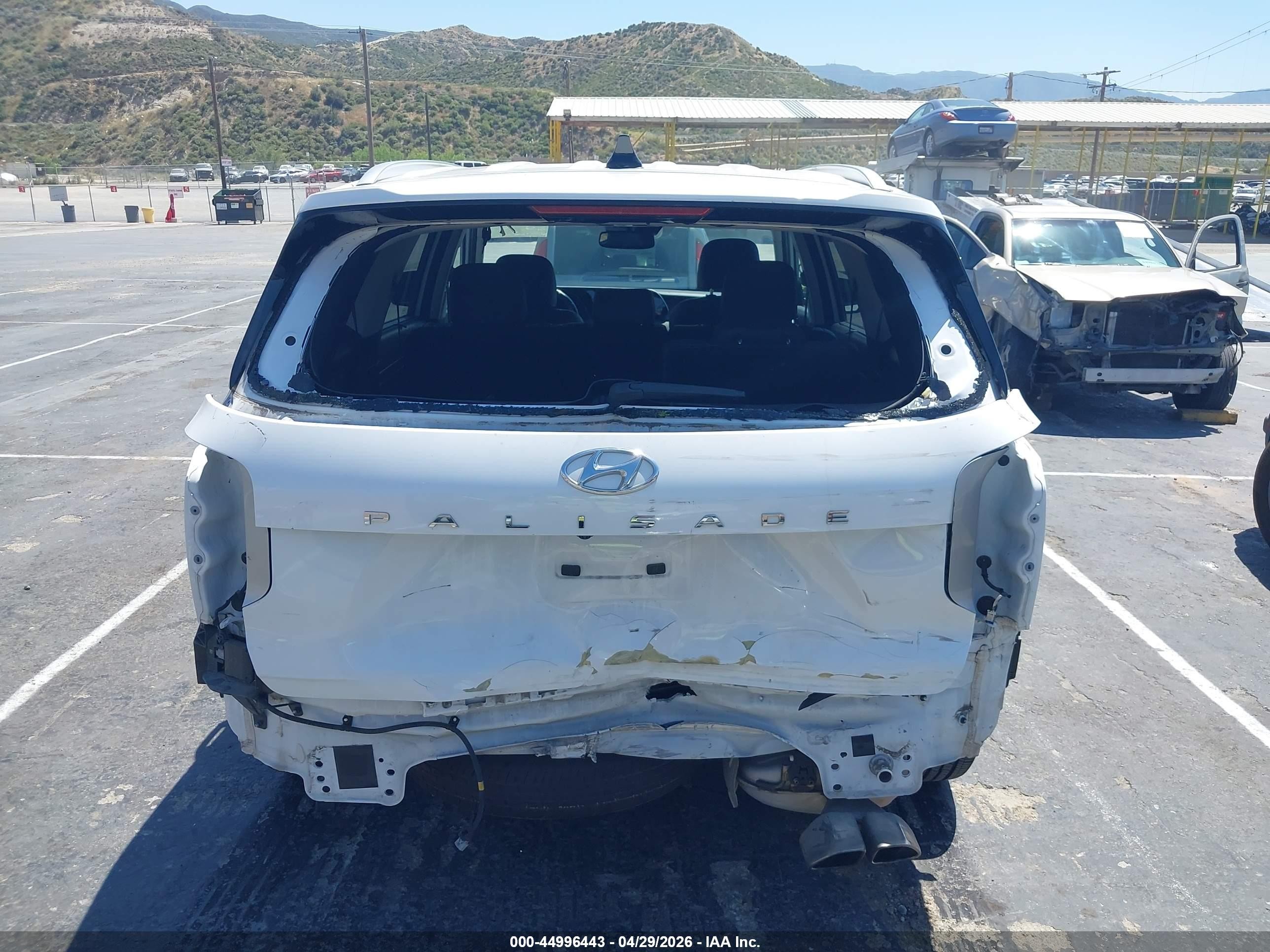 2022 Hyundai Palisade Sel White vin: KM8R44HE6NU347170