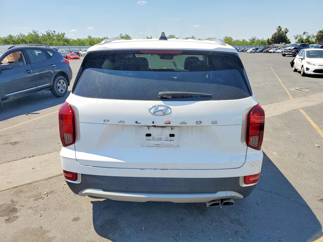 2022 Hyundai Palisade Sel White vin: KM8R44HE6NU465901