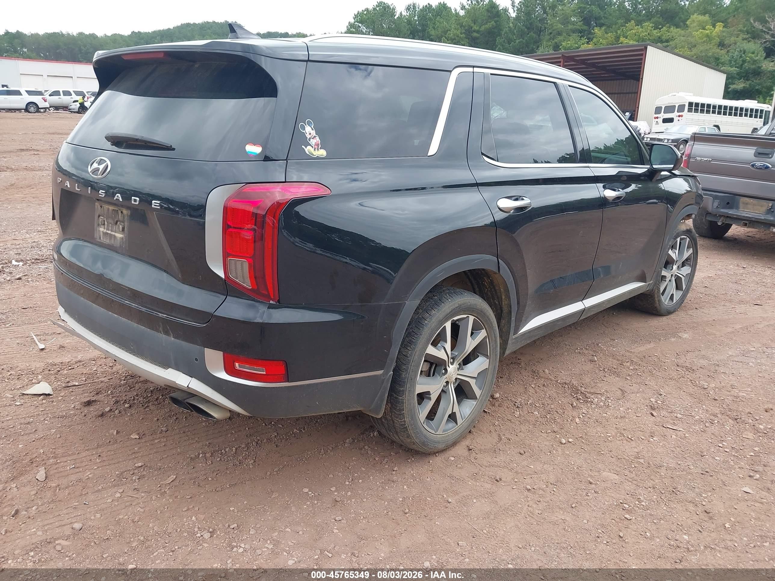 2021 Hyundai Palisade Sel Black vin: KM8R44HE7MU281839