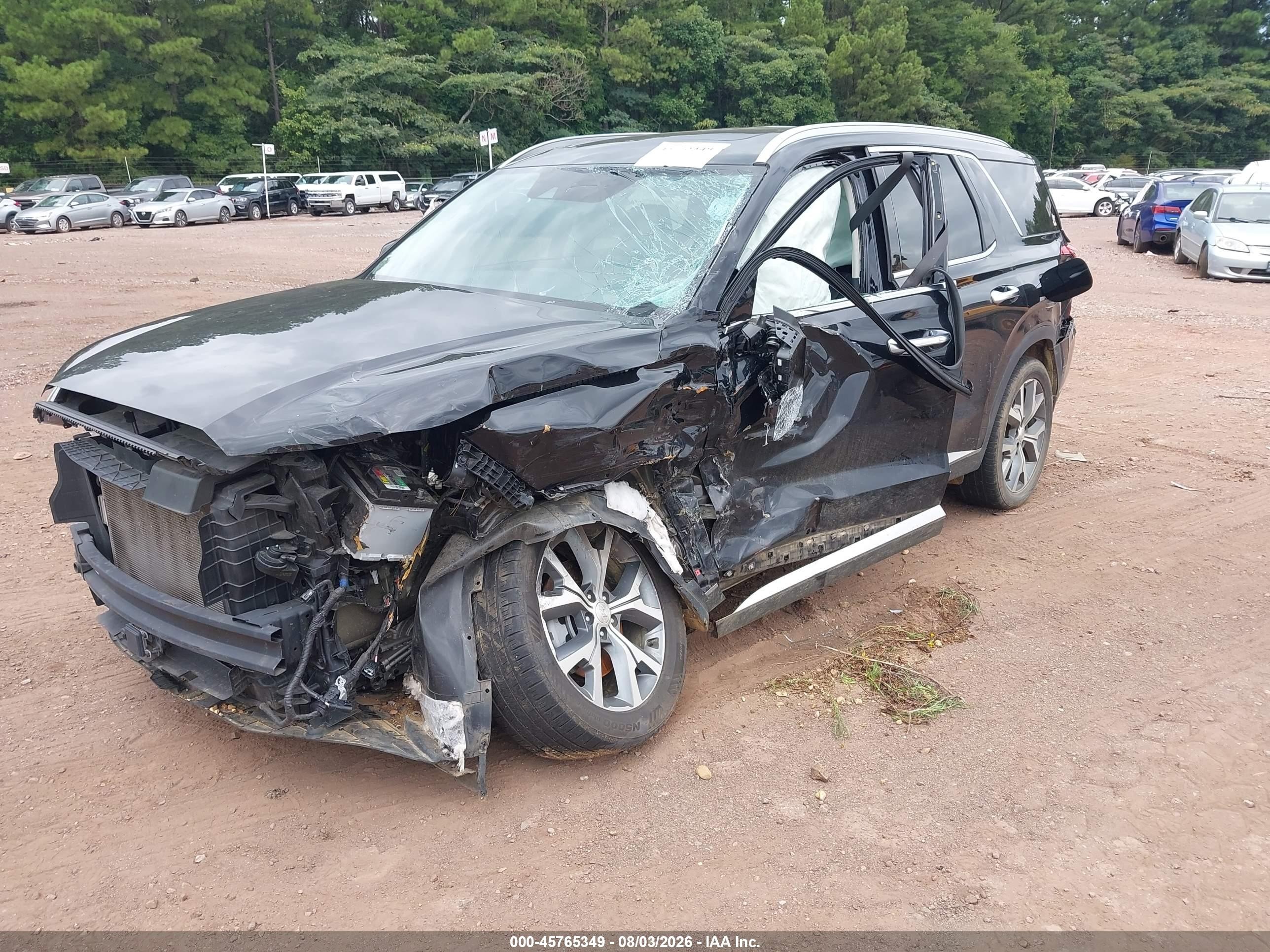 2021 Hyundai Palisade Sel Black vin: KM8R44HE7MU281839