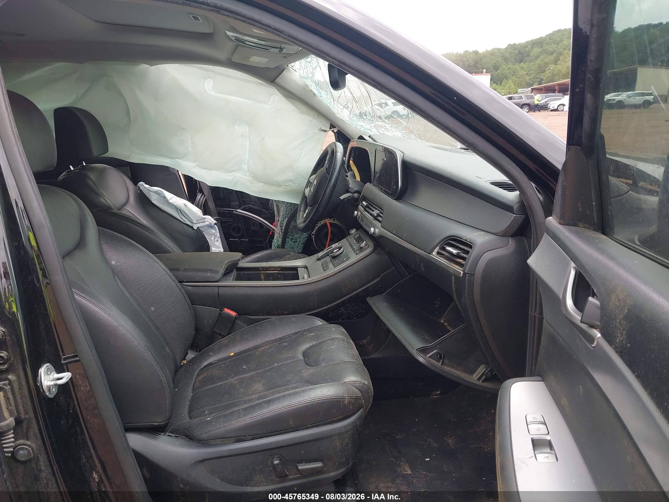 2021 Hyundai Palisade Sel Black vin: KM8R44HE7MU281839