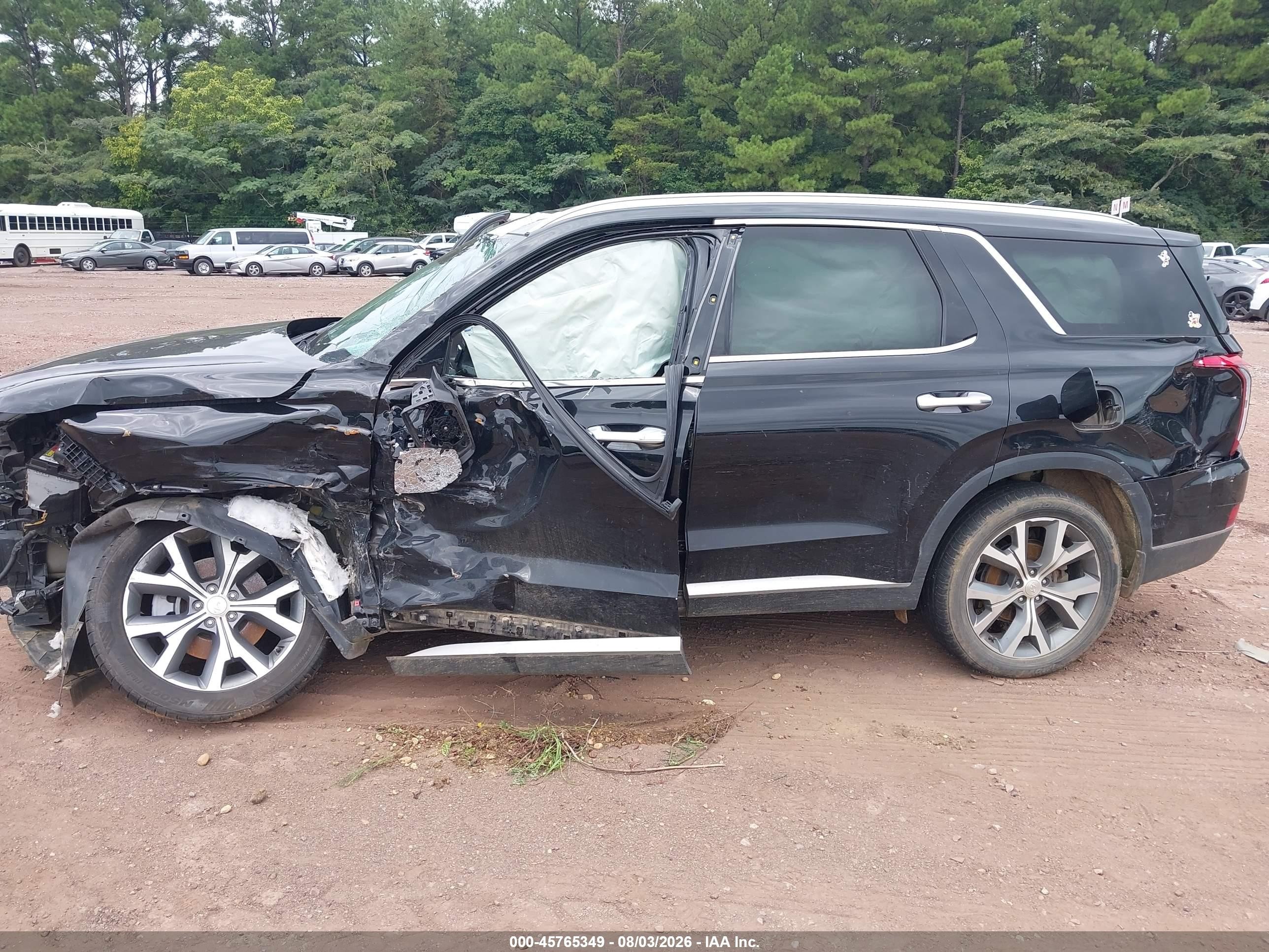2021 Hyundai Palisade Sel Black vin: KM8R44HE7MU281839
