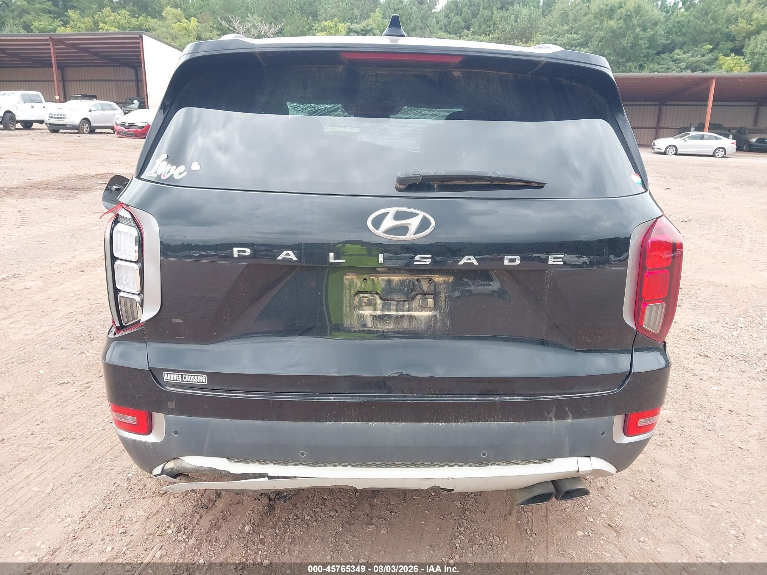 2021 Hyundai Palisade Sel Black vin: KM8R44HE7MU281839