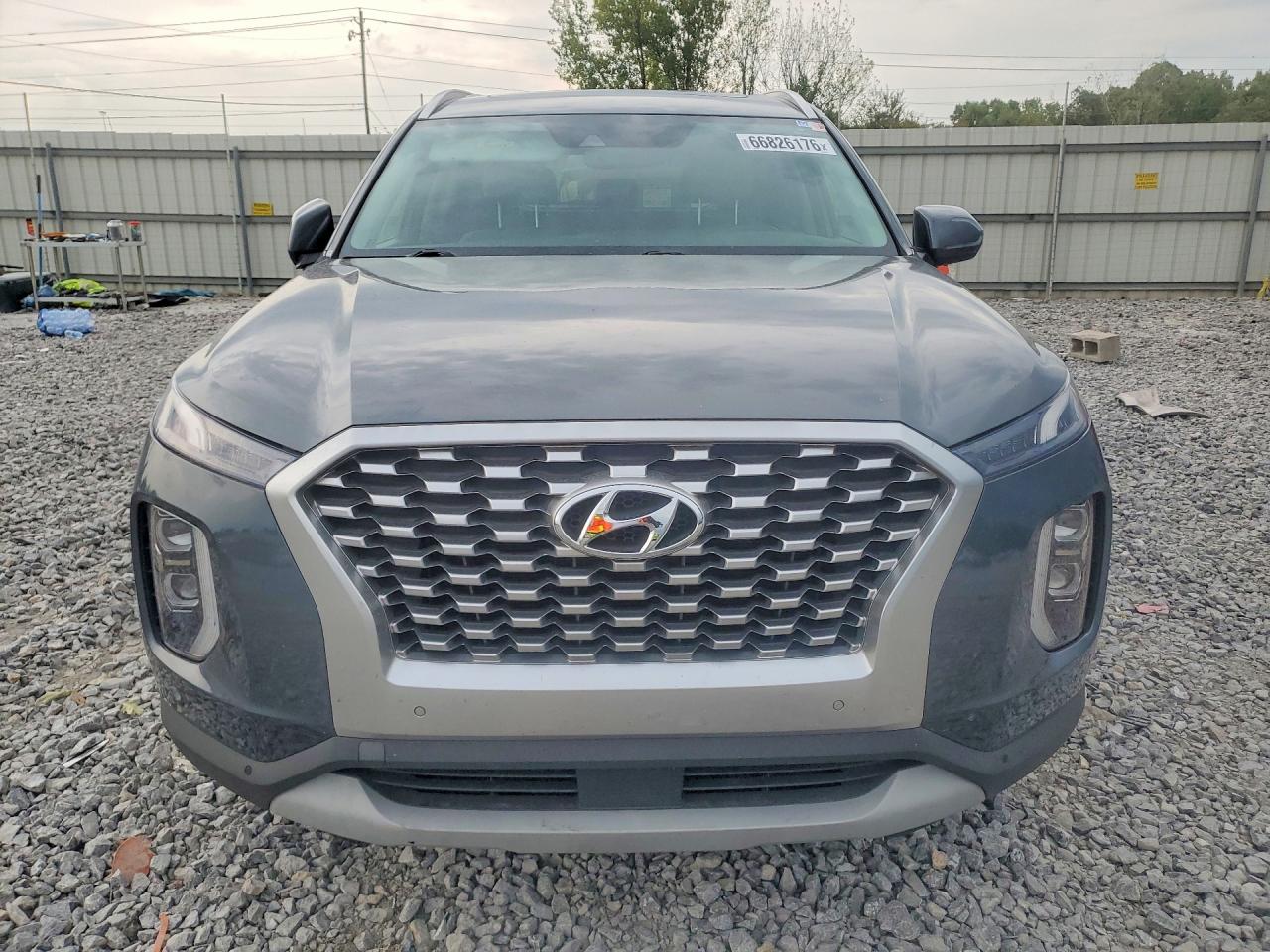 2021 Hyundai Palisade Sel Gray vin: KM8R44HE7MU302253