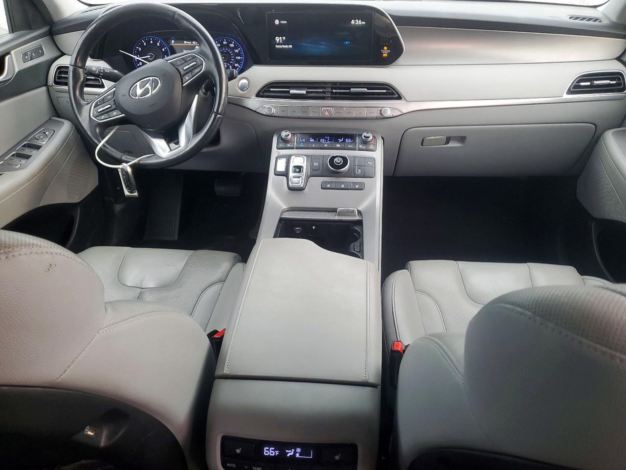 2021 Hyundai Palisade Sel Gray vin: KM8R44HE7MU302253
