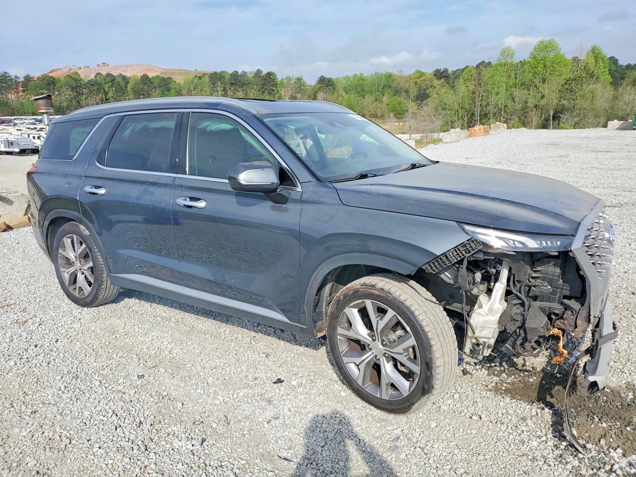 2022 Hyundai Palisade Sel Gray vin: KM8R44HEXNU392838