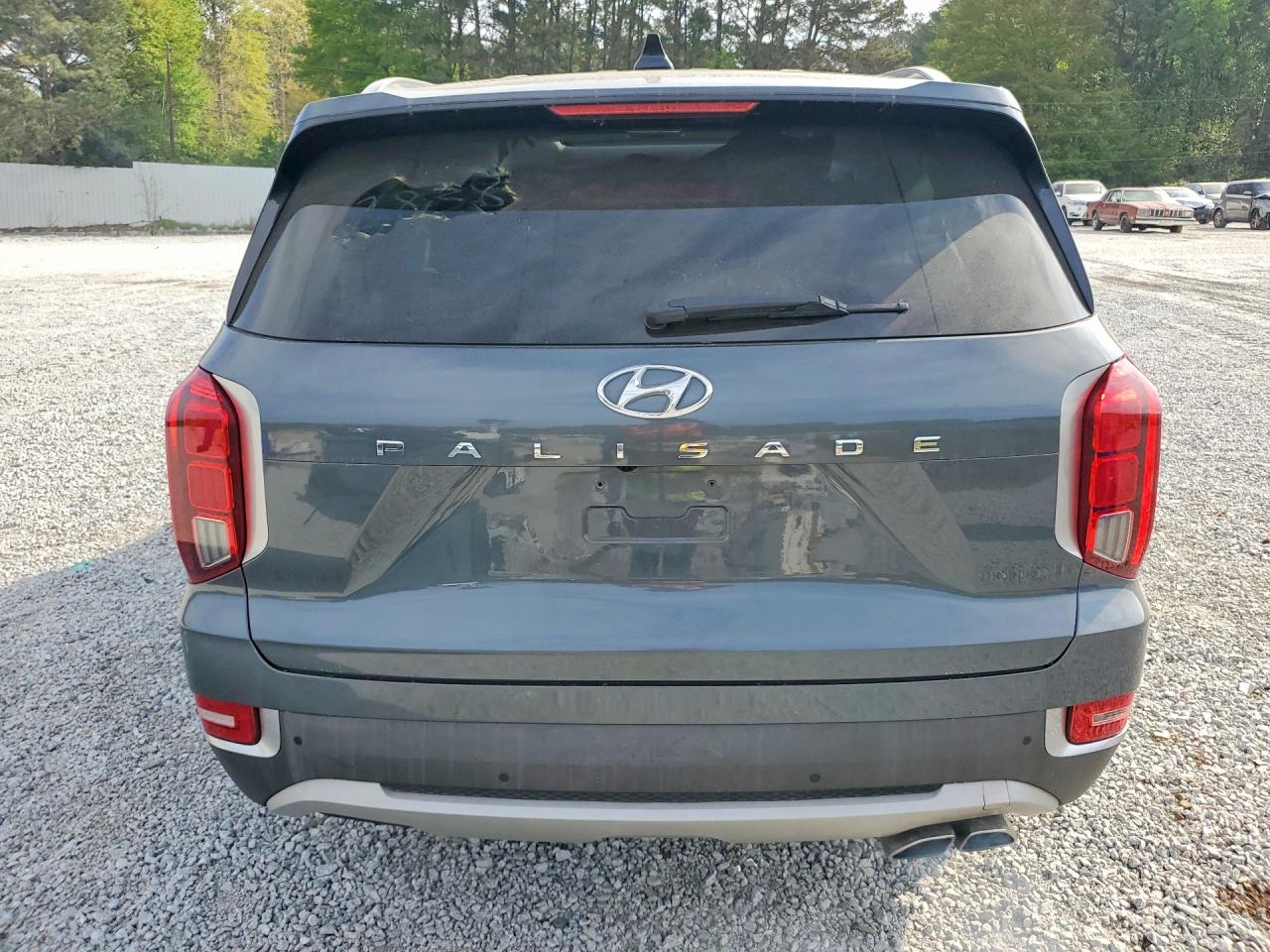 2022 Hyundai Palisade Sel Gray vin: KM8R44HEXNU392838