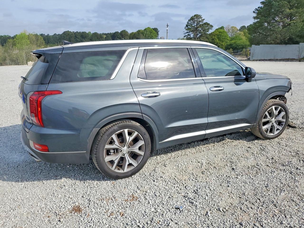 2022 Hyundai Palisade Sel Gray vin: KM8R44HEXNU392838