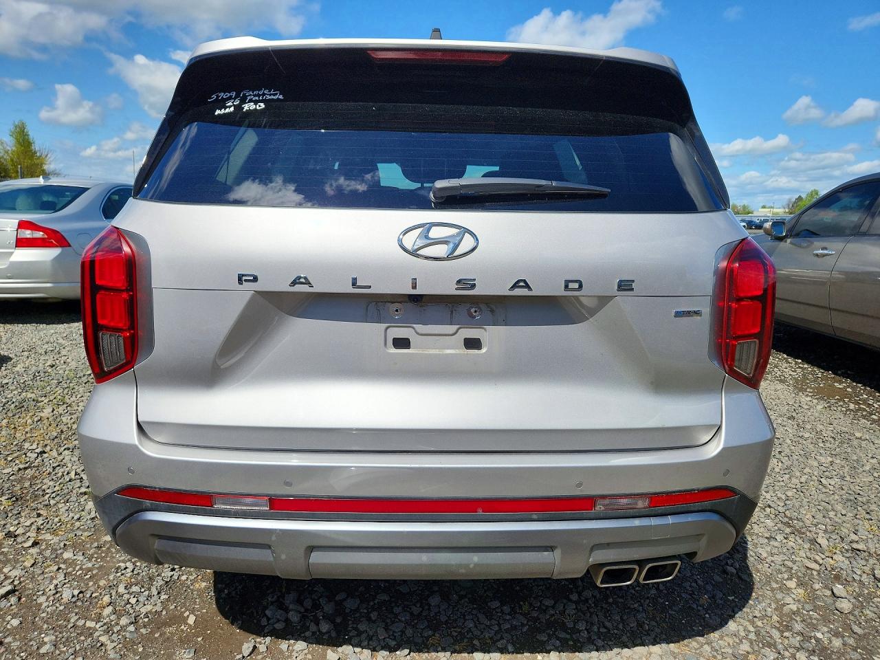 2025 Hyundai Palisade Sel Premium Серый vin: KM8R4DGE1SU893355