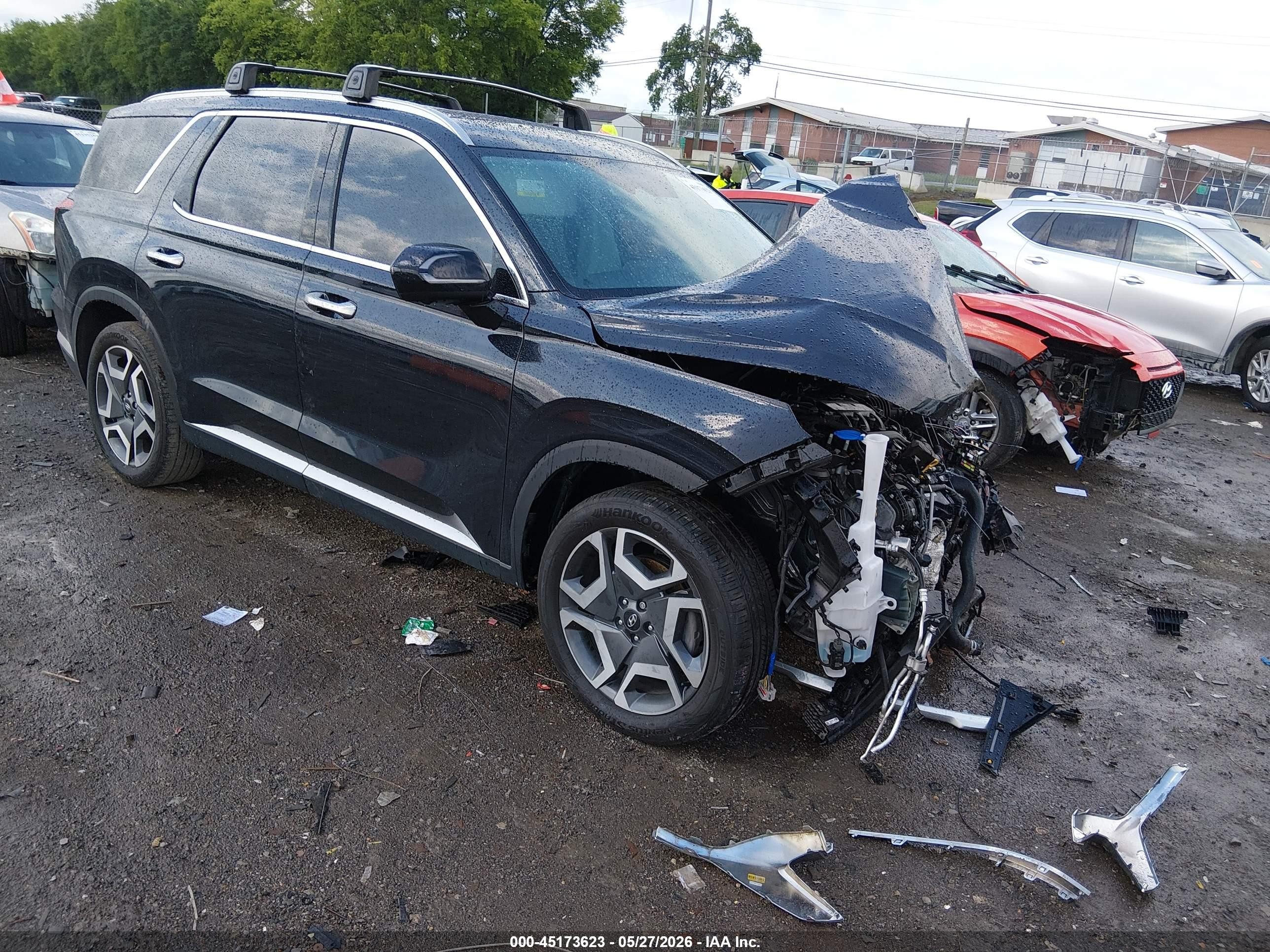 2024 Hyundai Palisade Sel Black vin: KM8R4DGE4RU803058