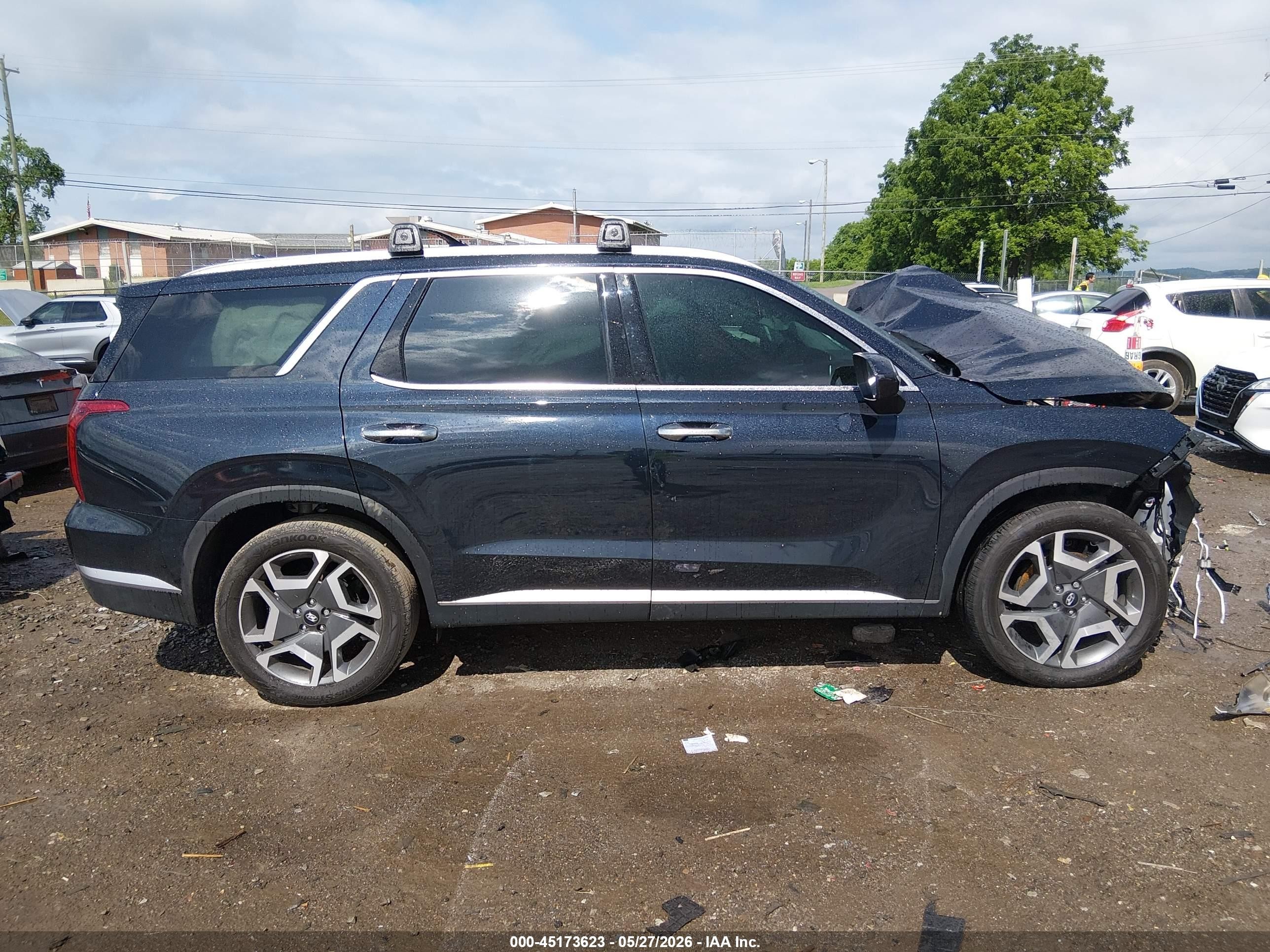 2024 Hyundai Palisade Sel Черный vin: KM8R4DGE4RU803058