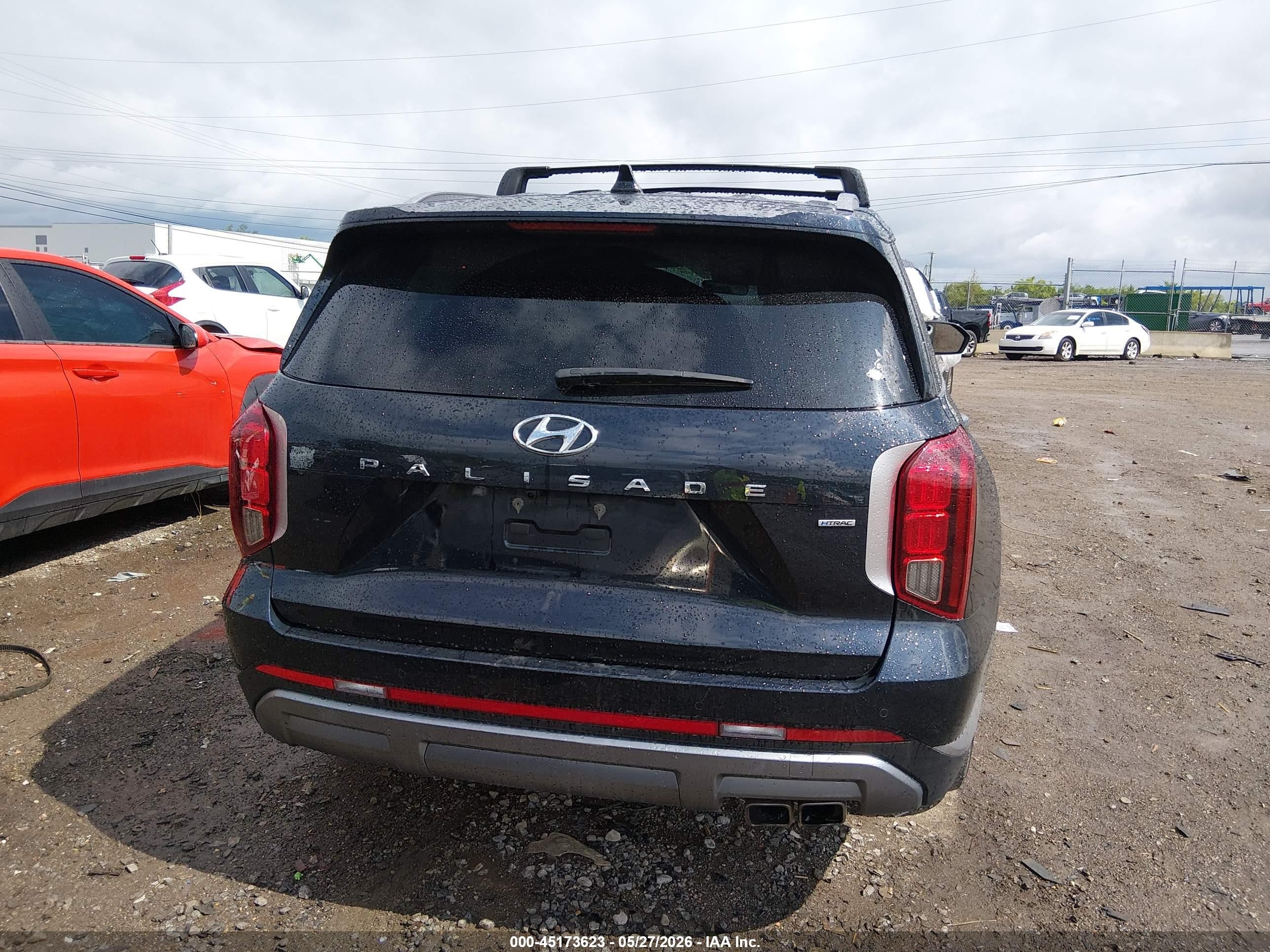 2024 Hyundai Palisade Sel Черный vin: KM8R4DGE4RU803058
