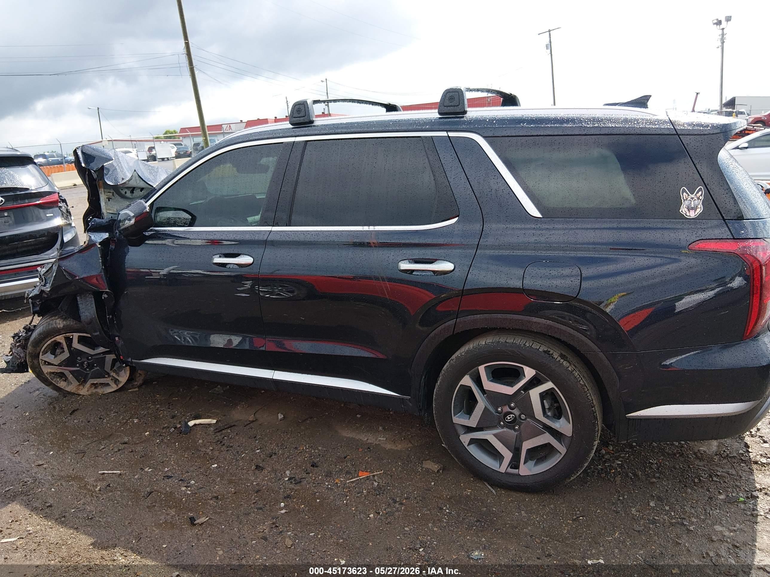 2024 Hyundai Palisade Sel Черный vin: KM8R4DGE4RU803058