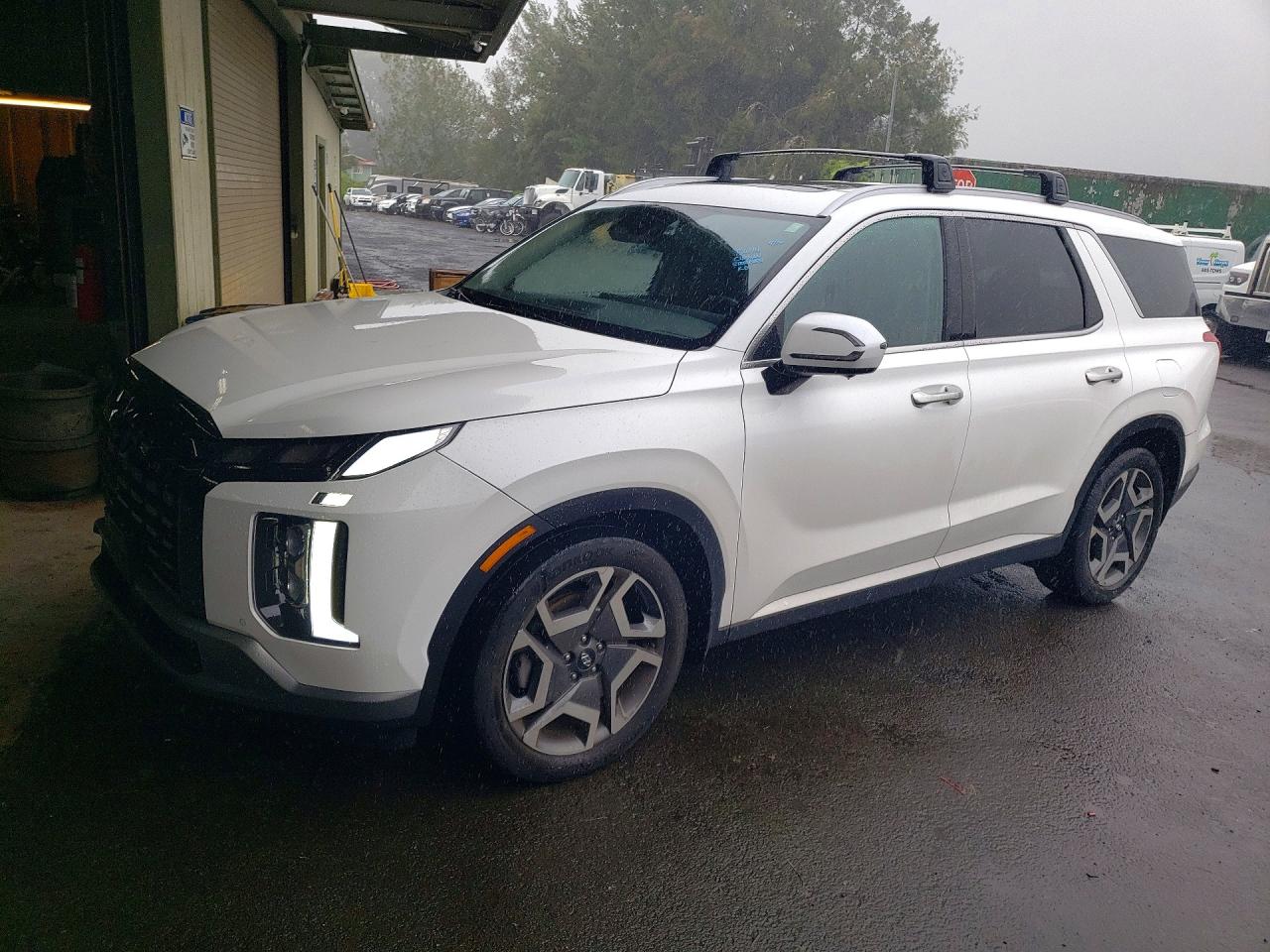 2023 Hyundai Palisade Sel Premium White vin: KM8R4DGE5PU628266