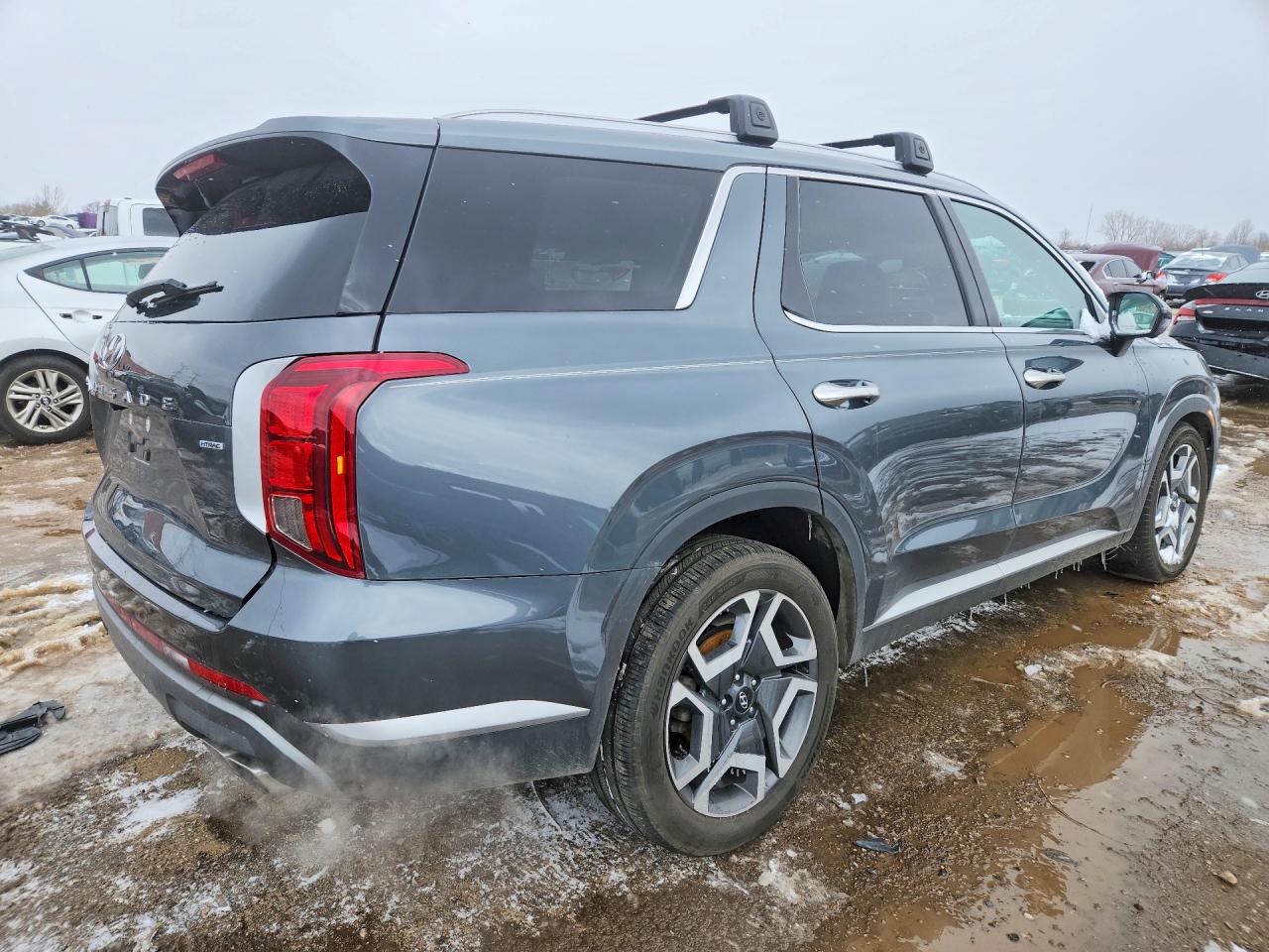 2023 Hyundai Palisade Sel Серый vin: KM8R4DGE9PU627198