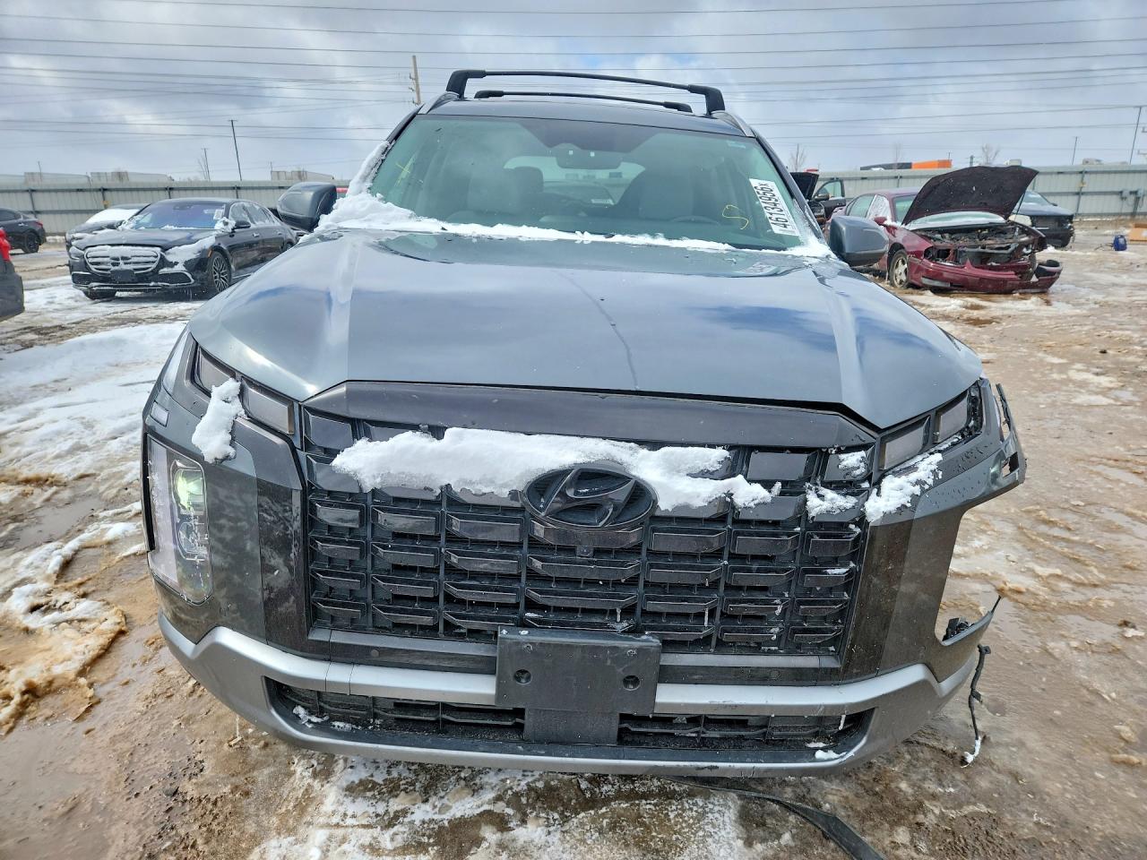 2023 Hyundai Palisade Sel Серый vin: KM8R4DGE9PU627198
