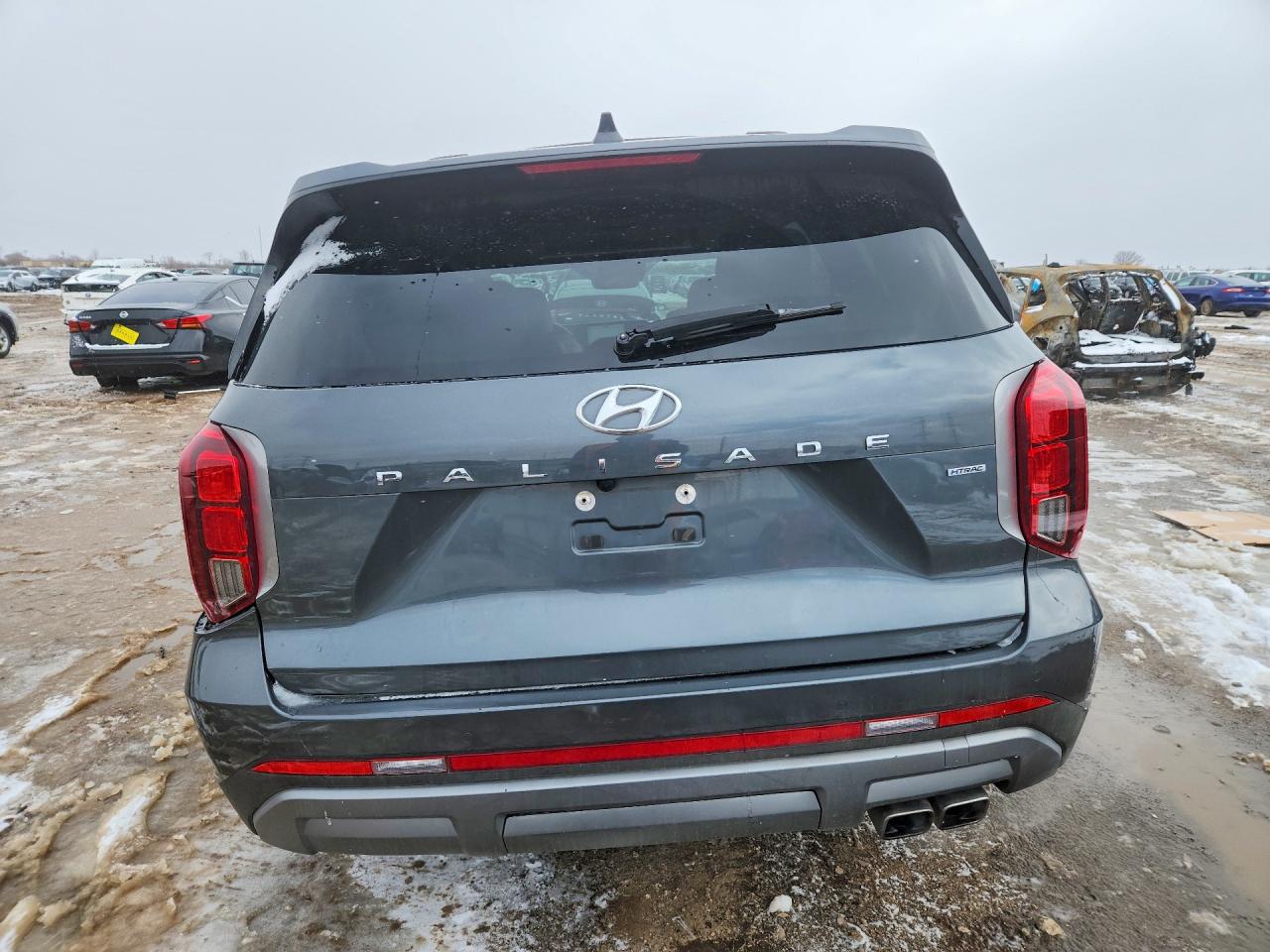 2023 Hyundai Palisade Sel Серый vin: KM8R4DGE9PU627198