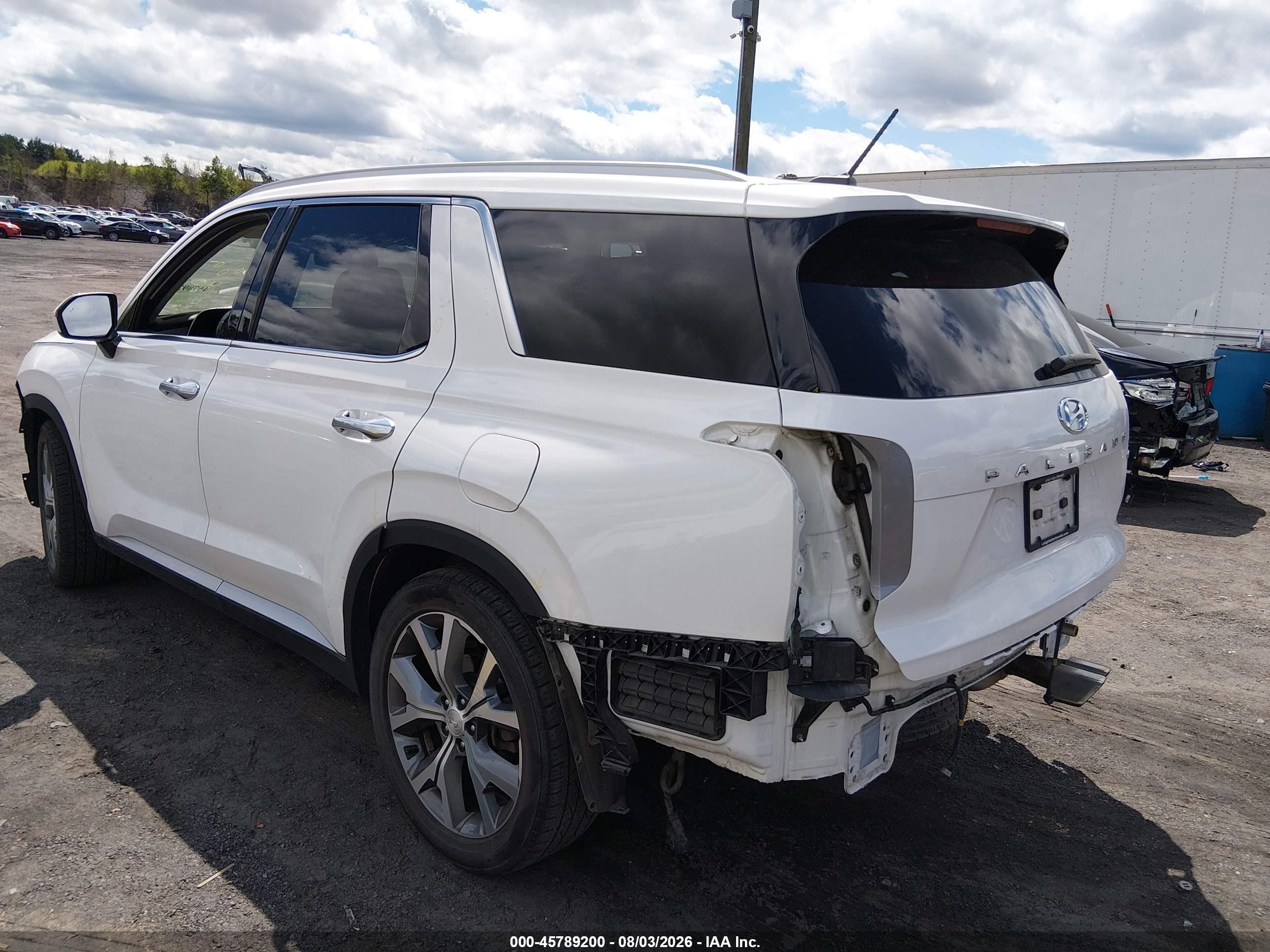 2020 Hyundai Palisade Sel Белый vin: KM8R4DHE0LU079391