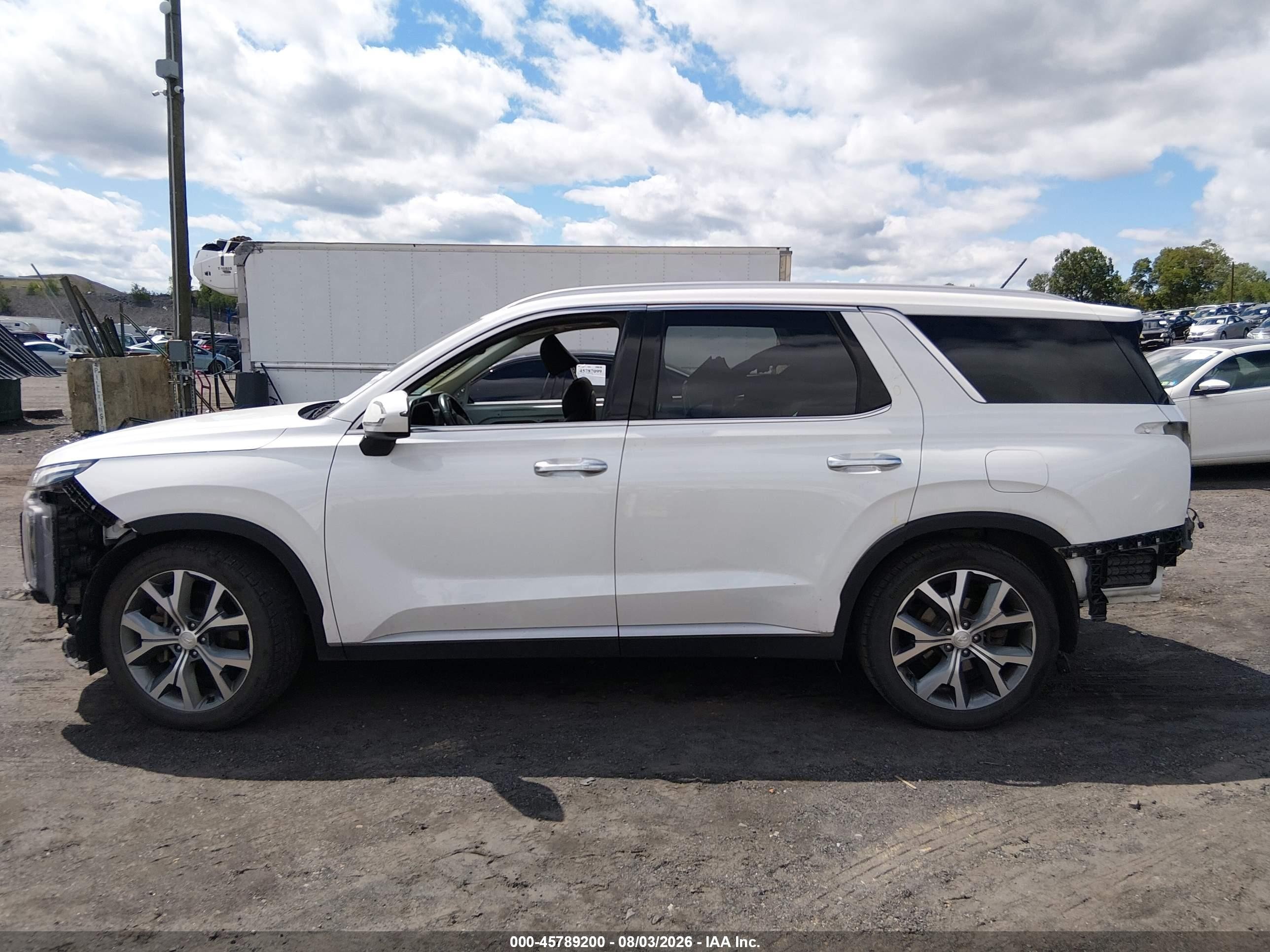 2020 Hyundai Palisade Sel Белый vin: KM8R4DHE0LU079391