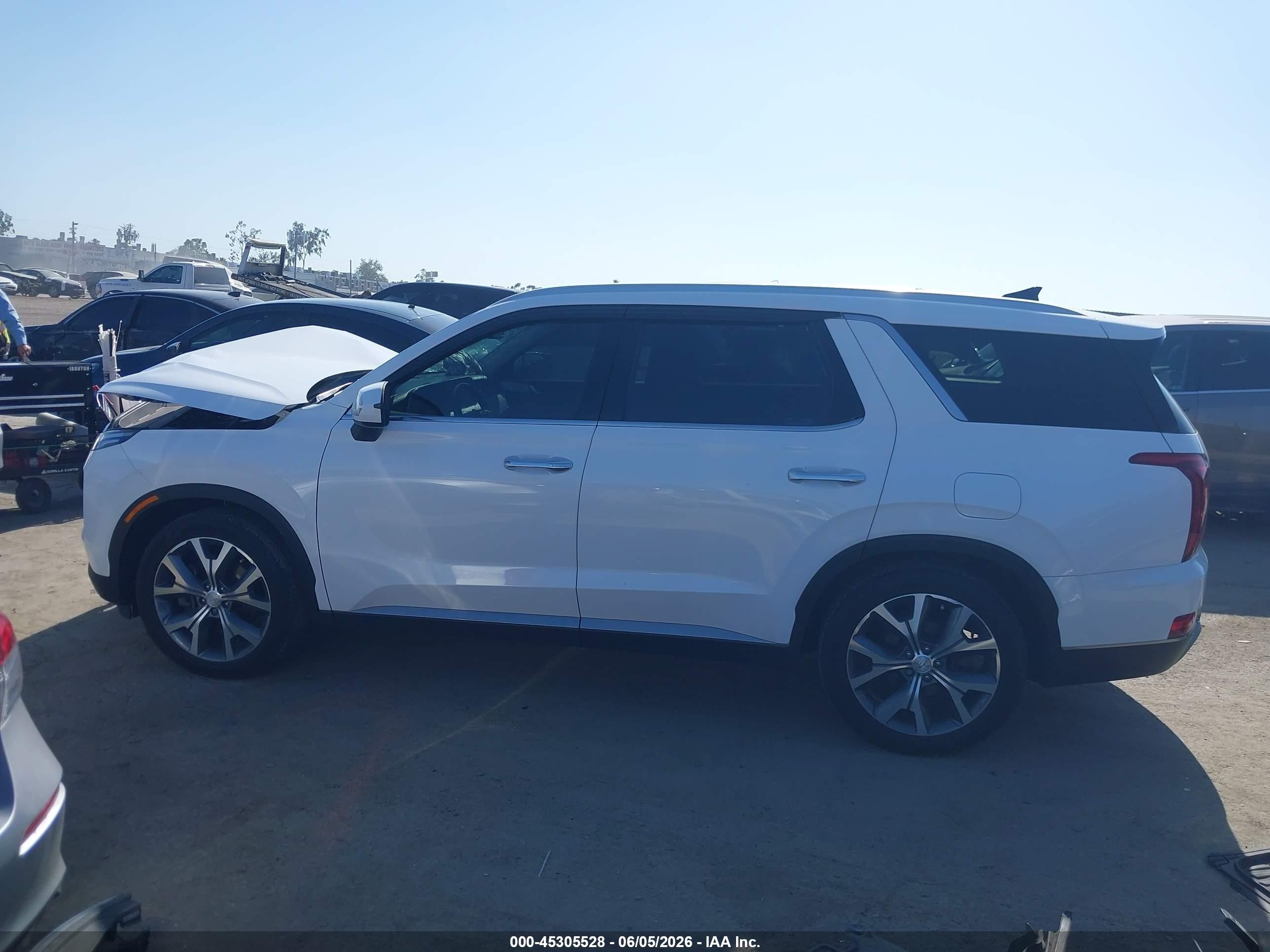 2020 Hyundai Palisade Sel Белый vin: KM8R4DHE2LU112892