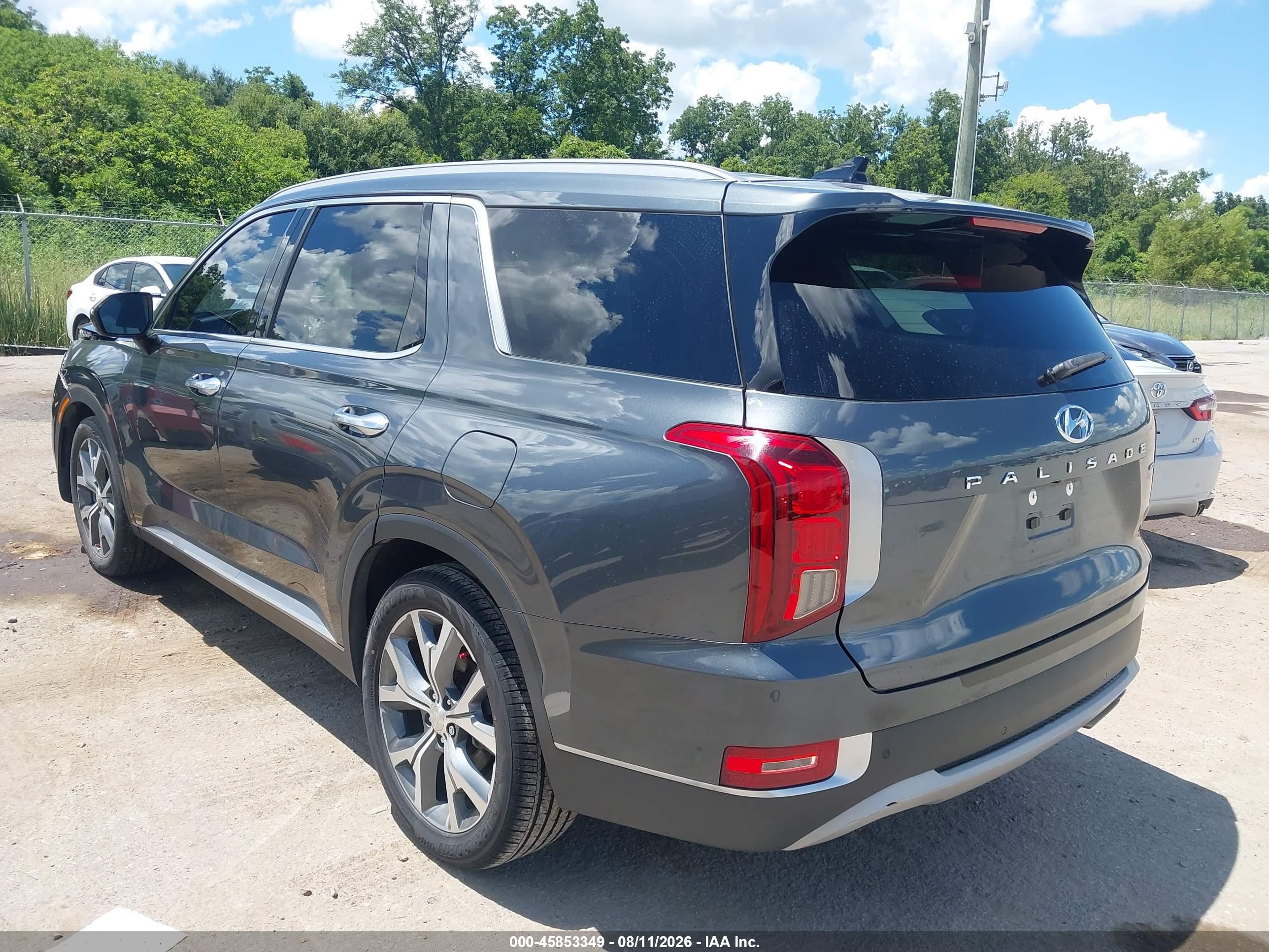 2021 Hyundai Palisade Sel Gray vin: KM8R4DHE2MU239644