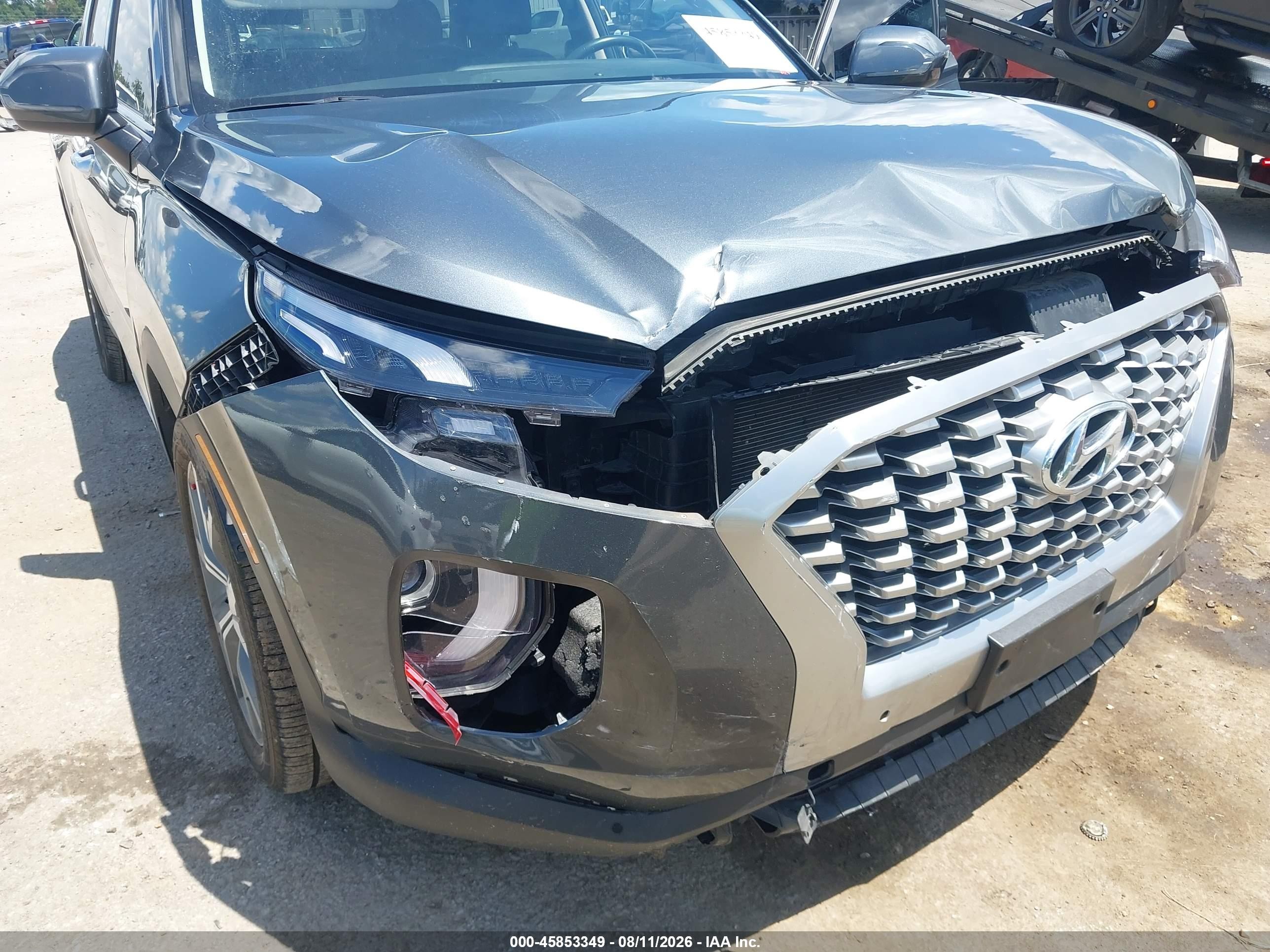 2021 Hyundai Palisade Sel Gray vin: KM8R4DHE2MU239644