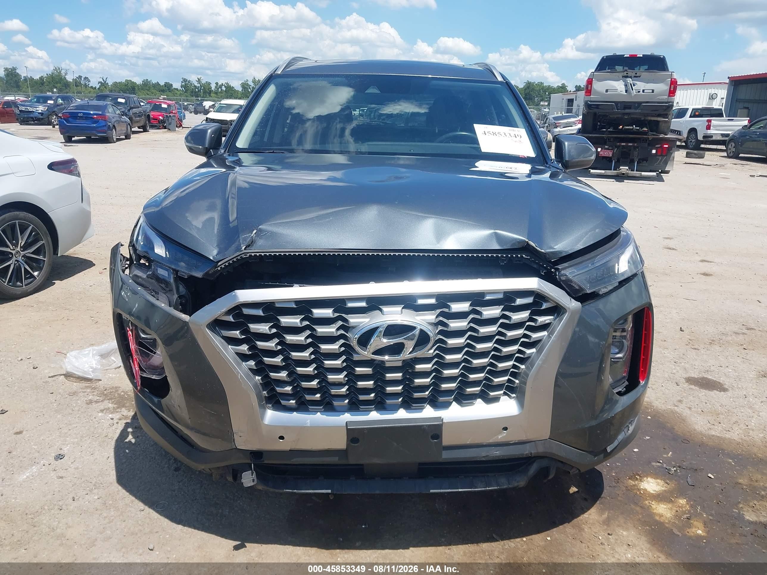 2021 Hyundai Palisade Sel Gray vin: KM8R4DHE2MU239644