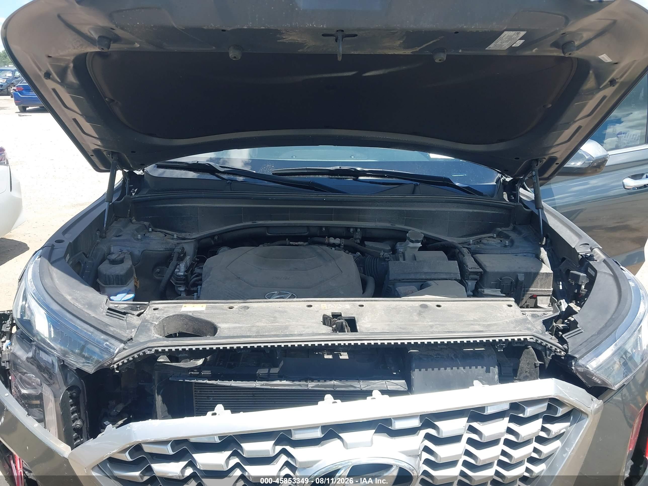 2021 Hyundai Palisade Sel Gray vin: KM8R4DHE2MU239644