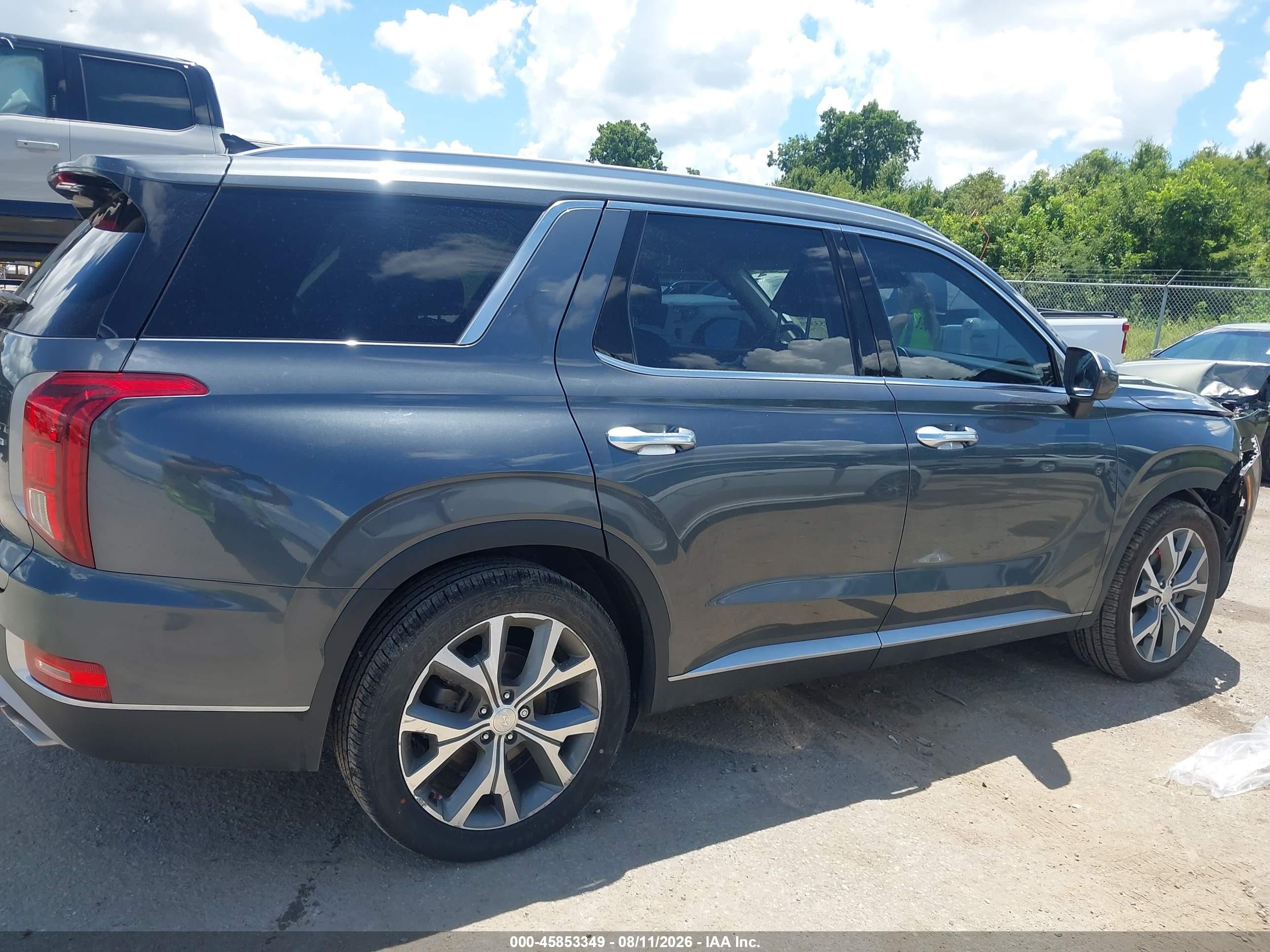 2021 Hyundai Palisade Sel Gray vin: KM8R4DHE2MU239644