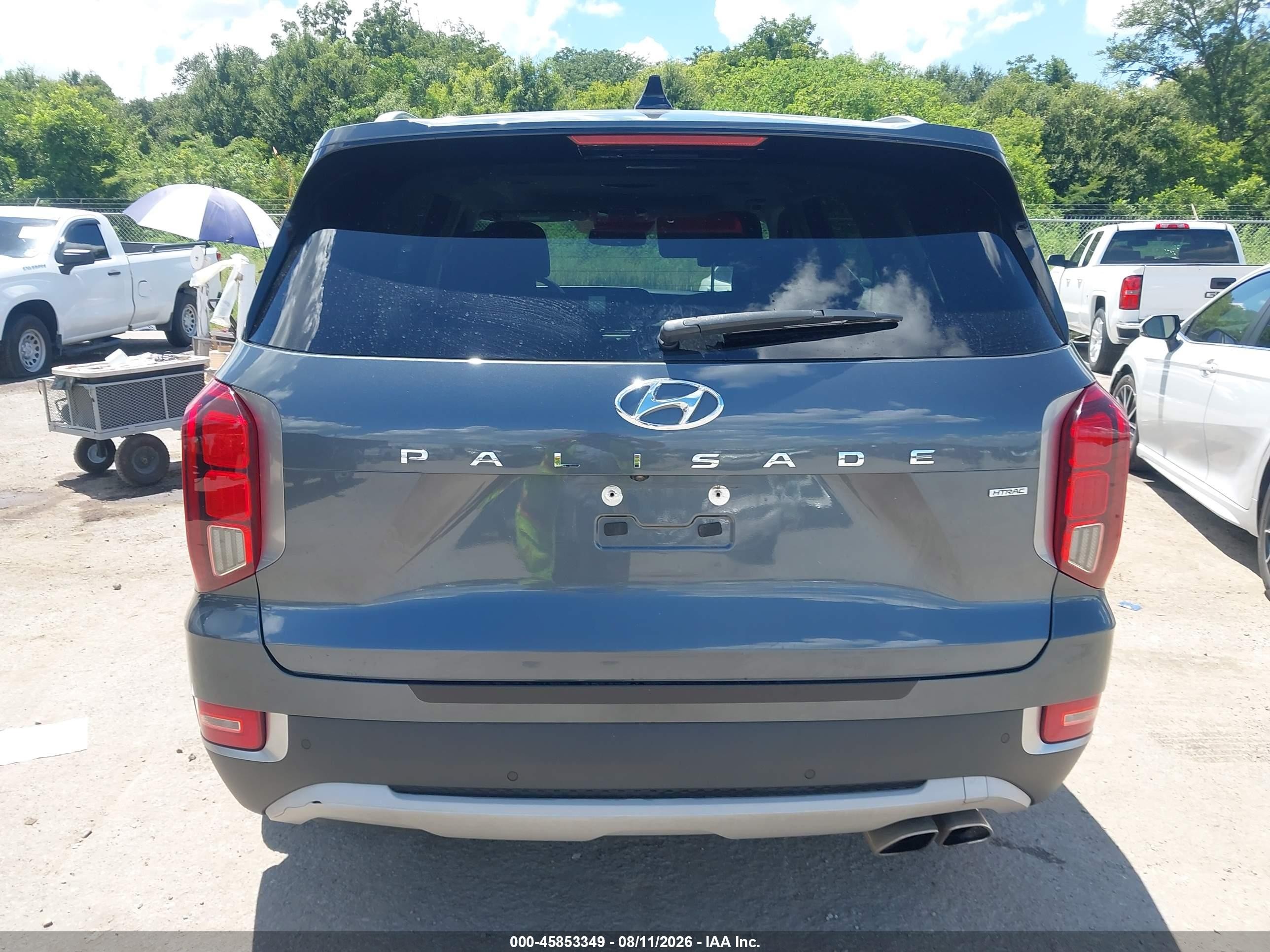 2021 Hyundai Palisade Sel Gray vin: KM8R4DHE2MU239644