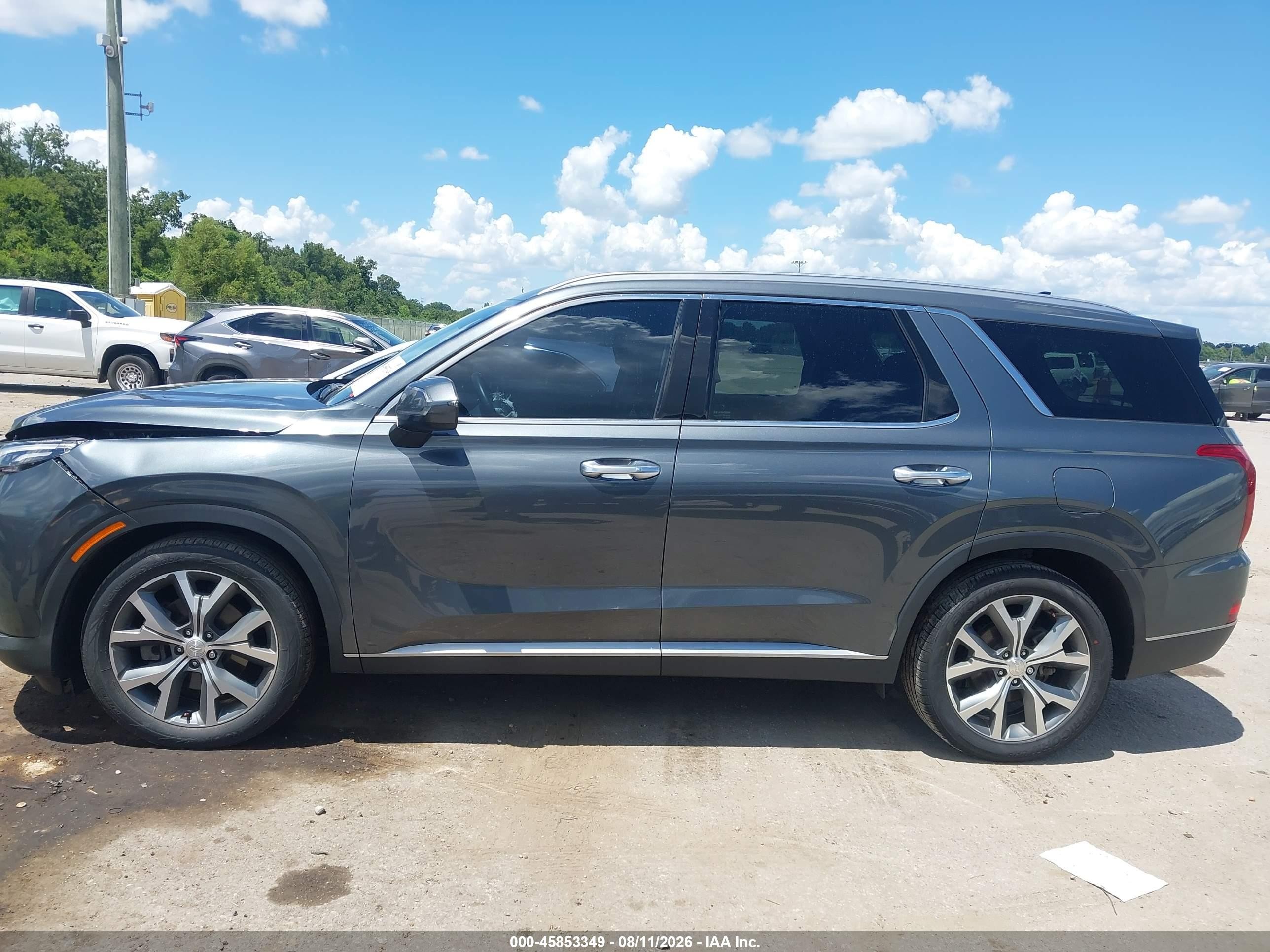 2021 Hyundai Palisade Sel Gray vin: KM8R4DHE2MU239644