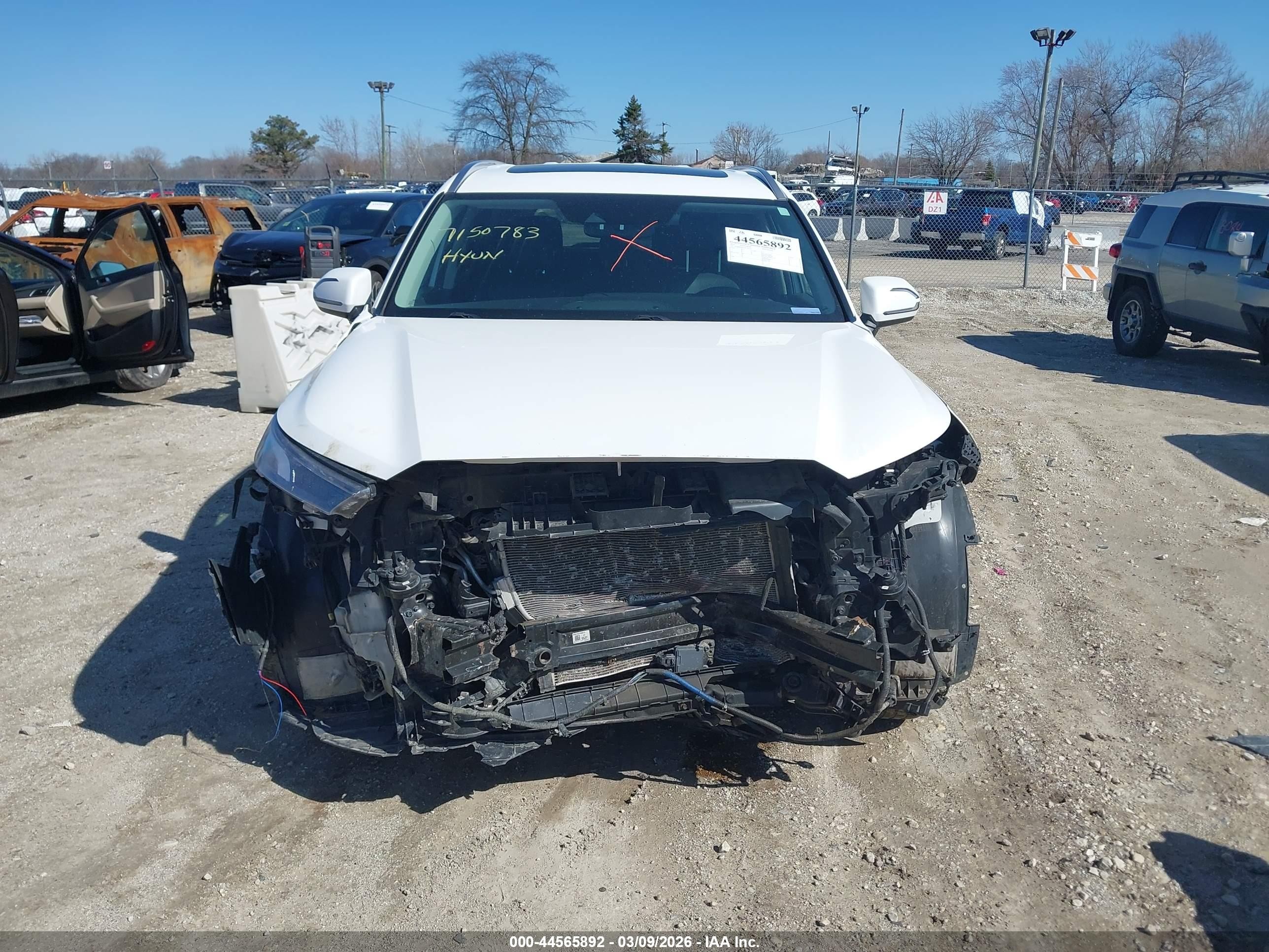 2022 Hyundai Palisade Sel White vin: KM8R4DHE2NU485353
