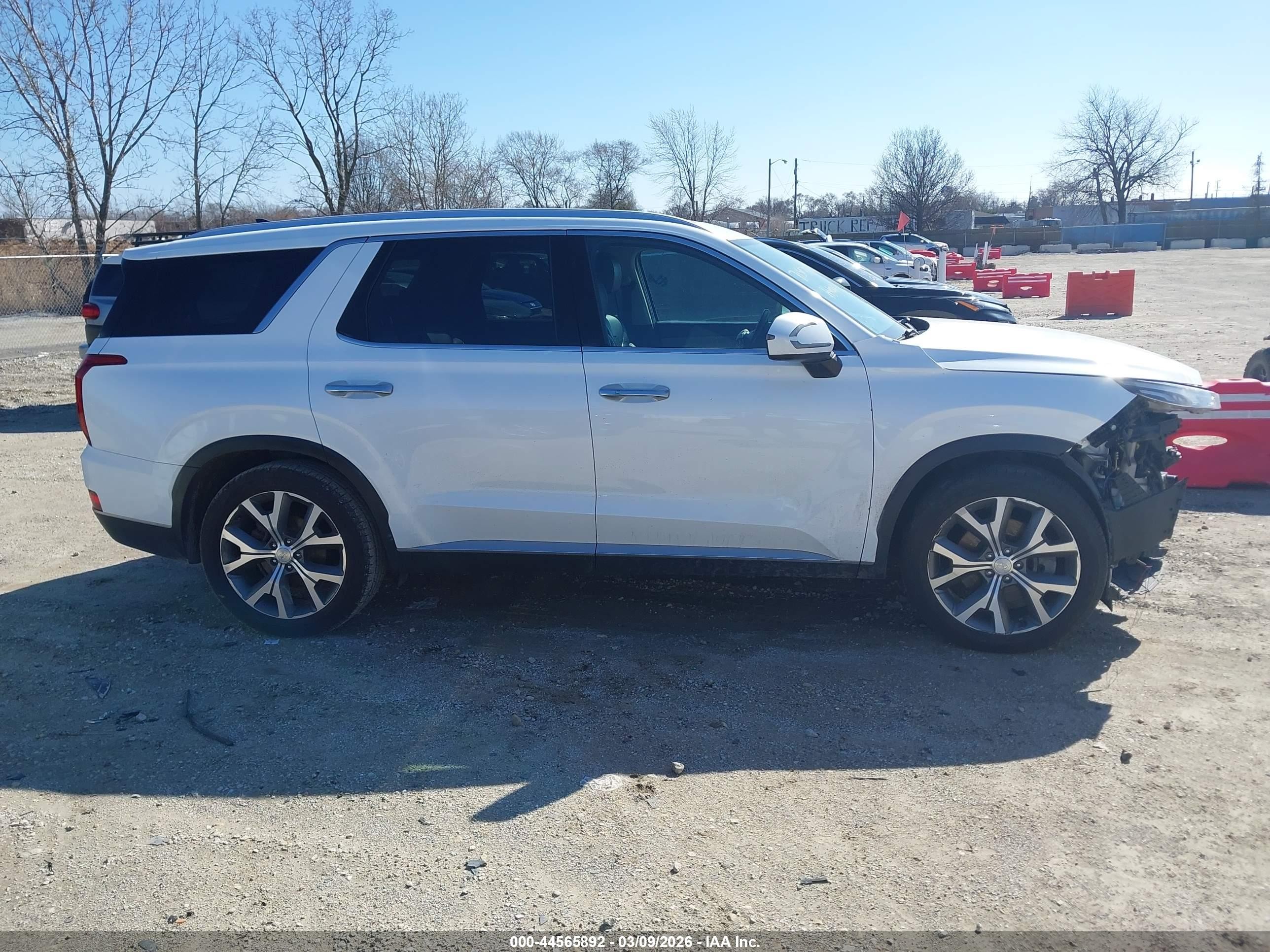 2022 Hyundai Palisade Sel White vin: KM8R4DHE2NU485353