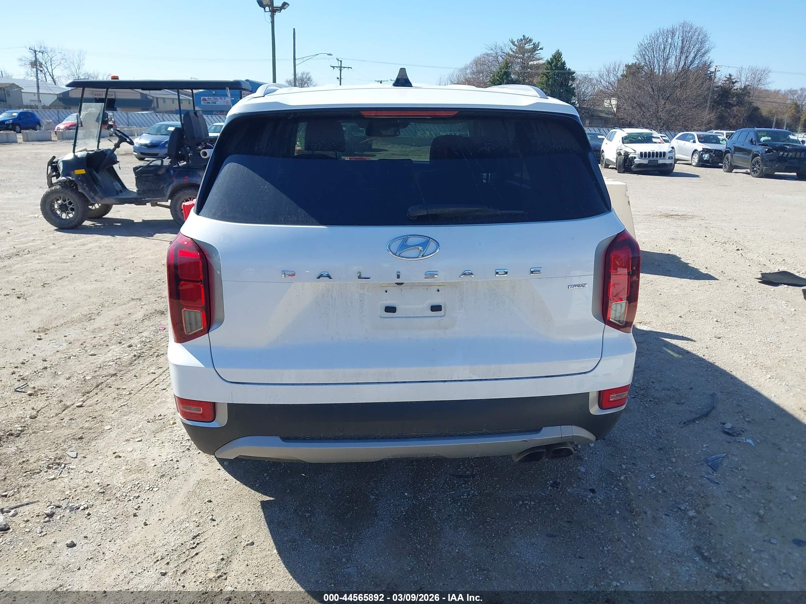 2022 Hyundai Palisade Sel White vin: KM8R4DHE2NU485353