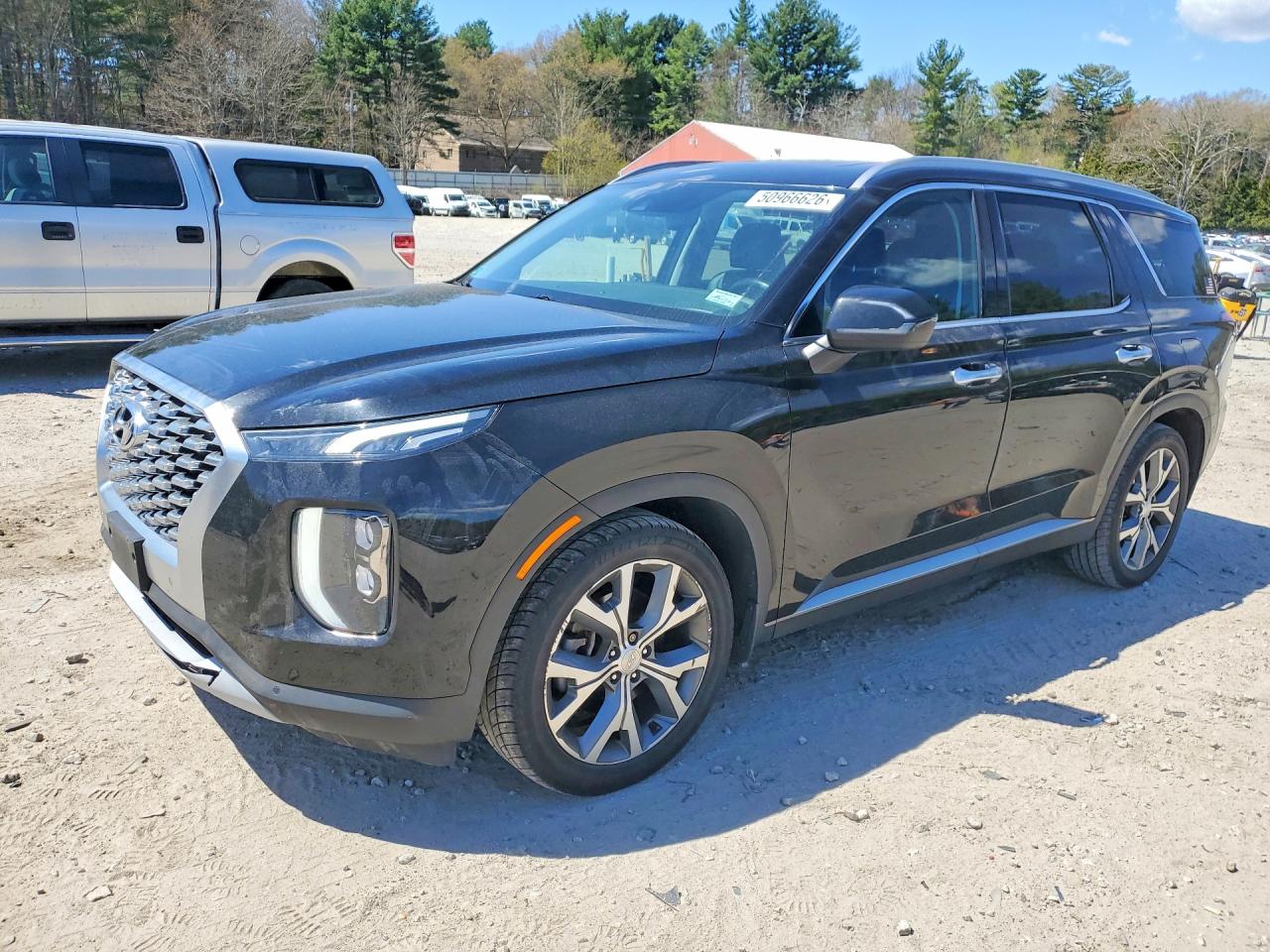2020 Hyundai Palisade Sel Черный vin: KM8R4DHE3LU092281