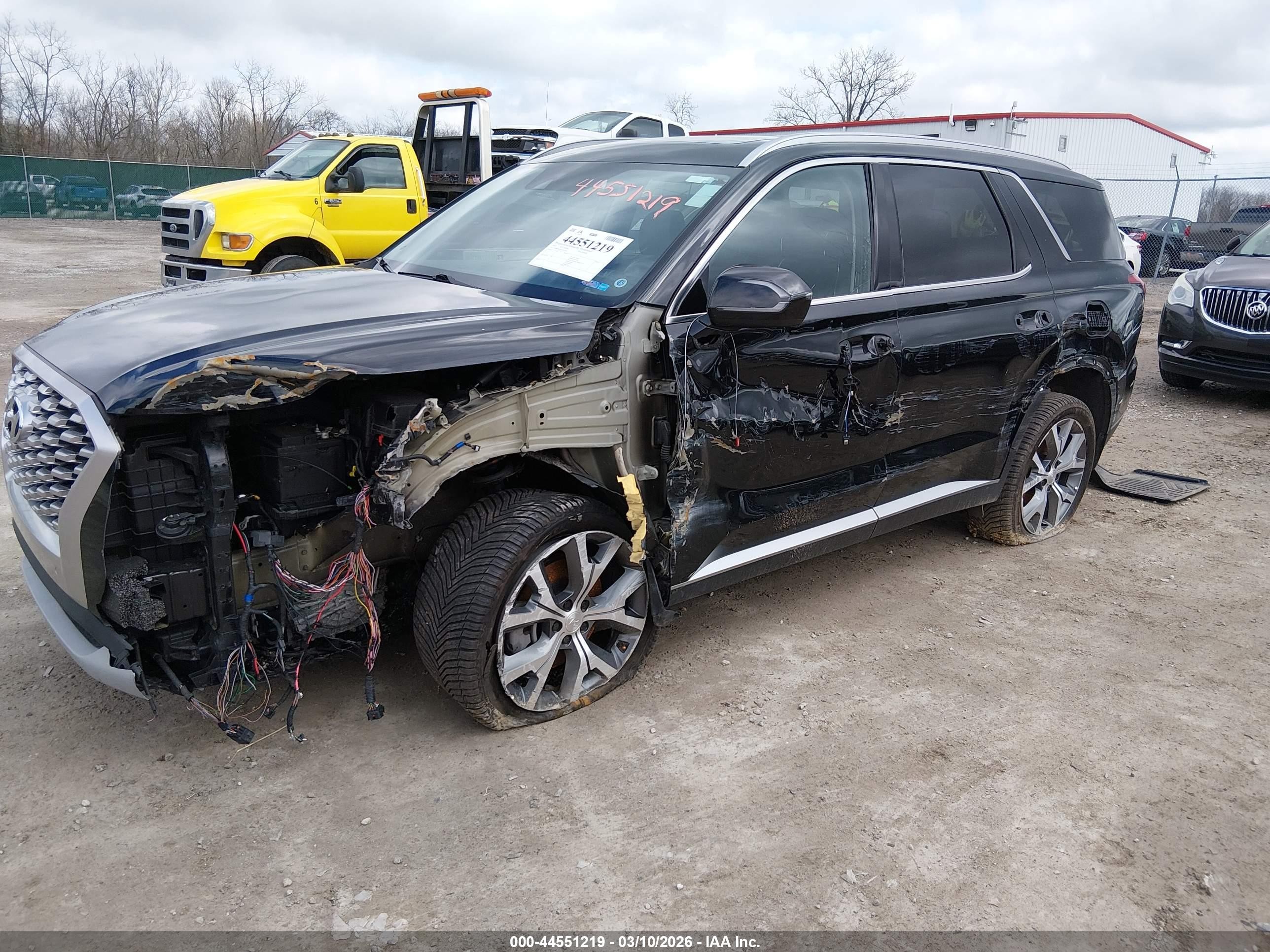 2022 Hyundai Palisade Sel Black vin: KM8R4DHE8NU477094