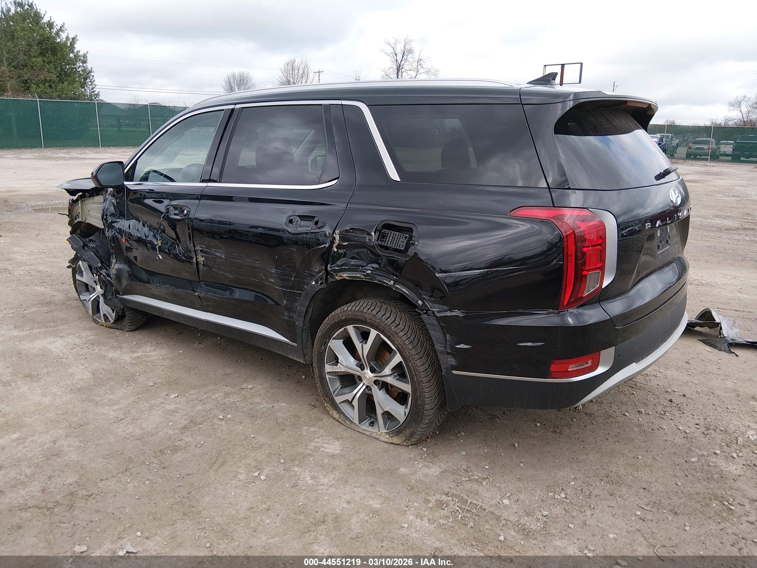 2022 Hyundai Palisade Sel Black vin: KM8R4DHE8NU477094