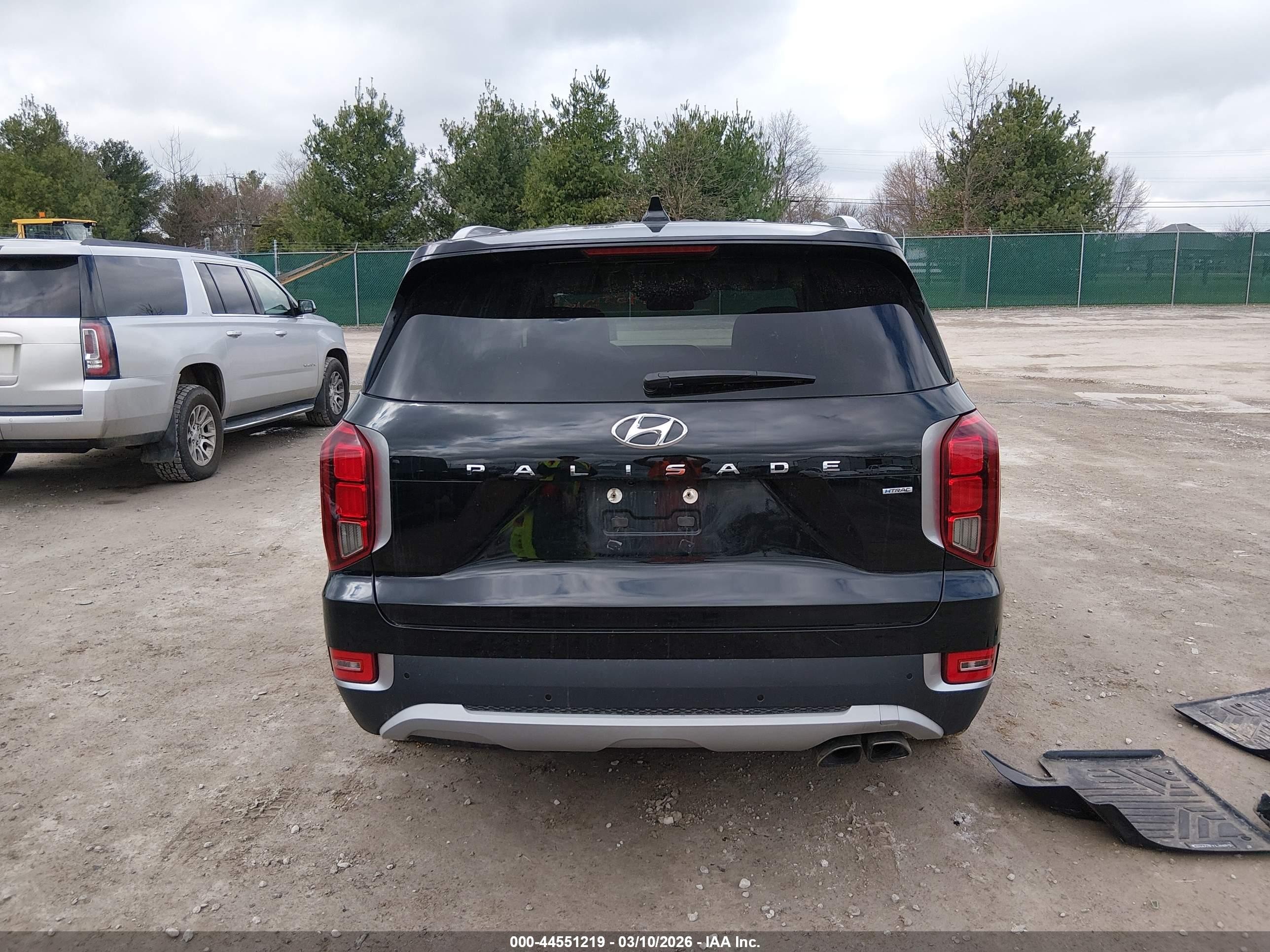 2022 Hyundai Palisade Sel Black vin: KM8R4DHE8NU477094