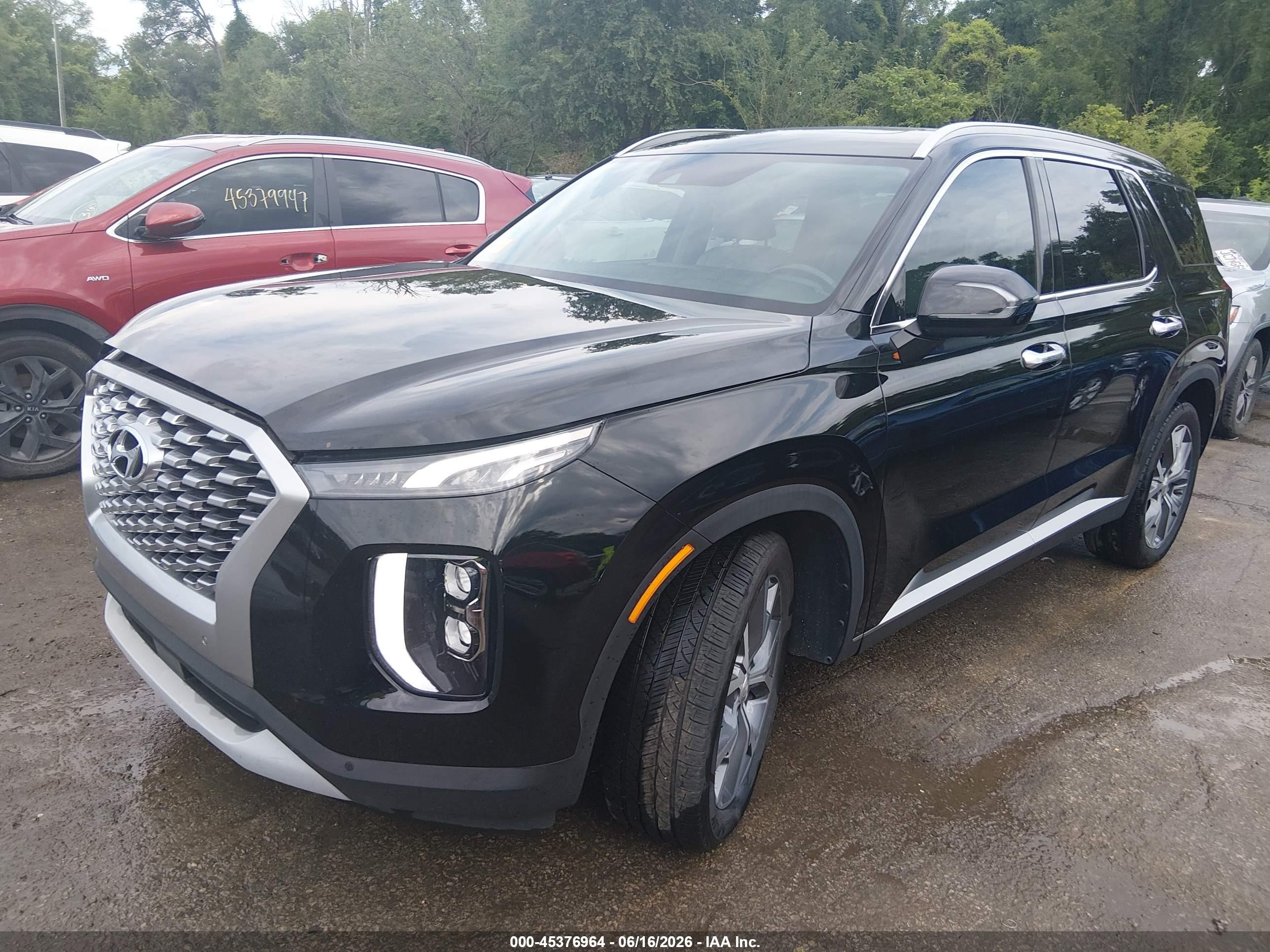 2021 Hyundai Palisade Sel Black vin: KM8R4DHE9MU262113
