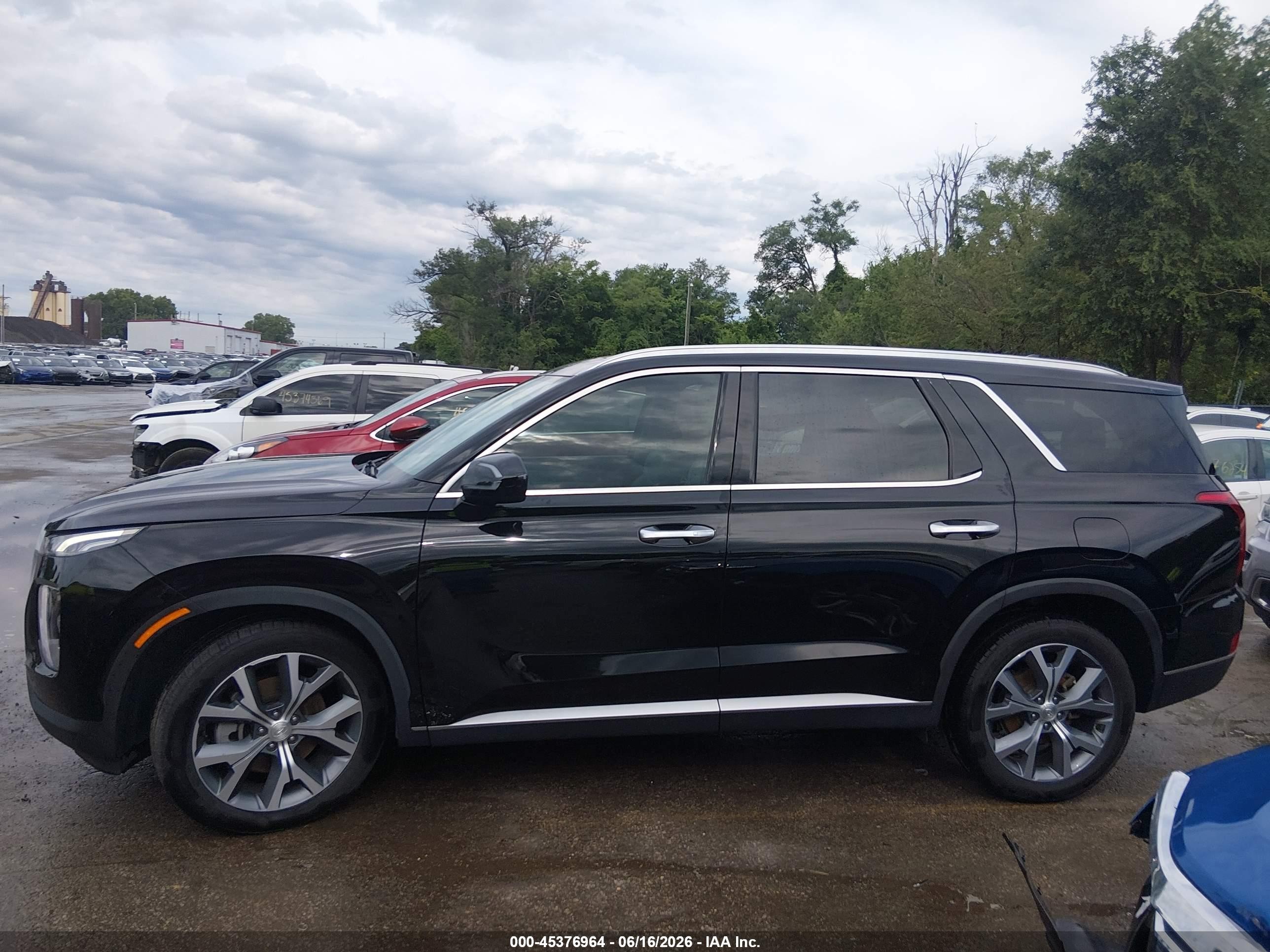 2021 Hyundai Palisade Sel Black vin: KM8R4DHE9MU262113
