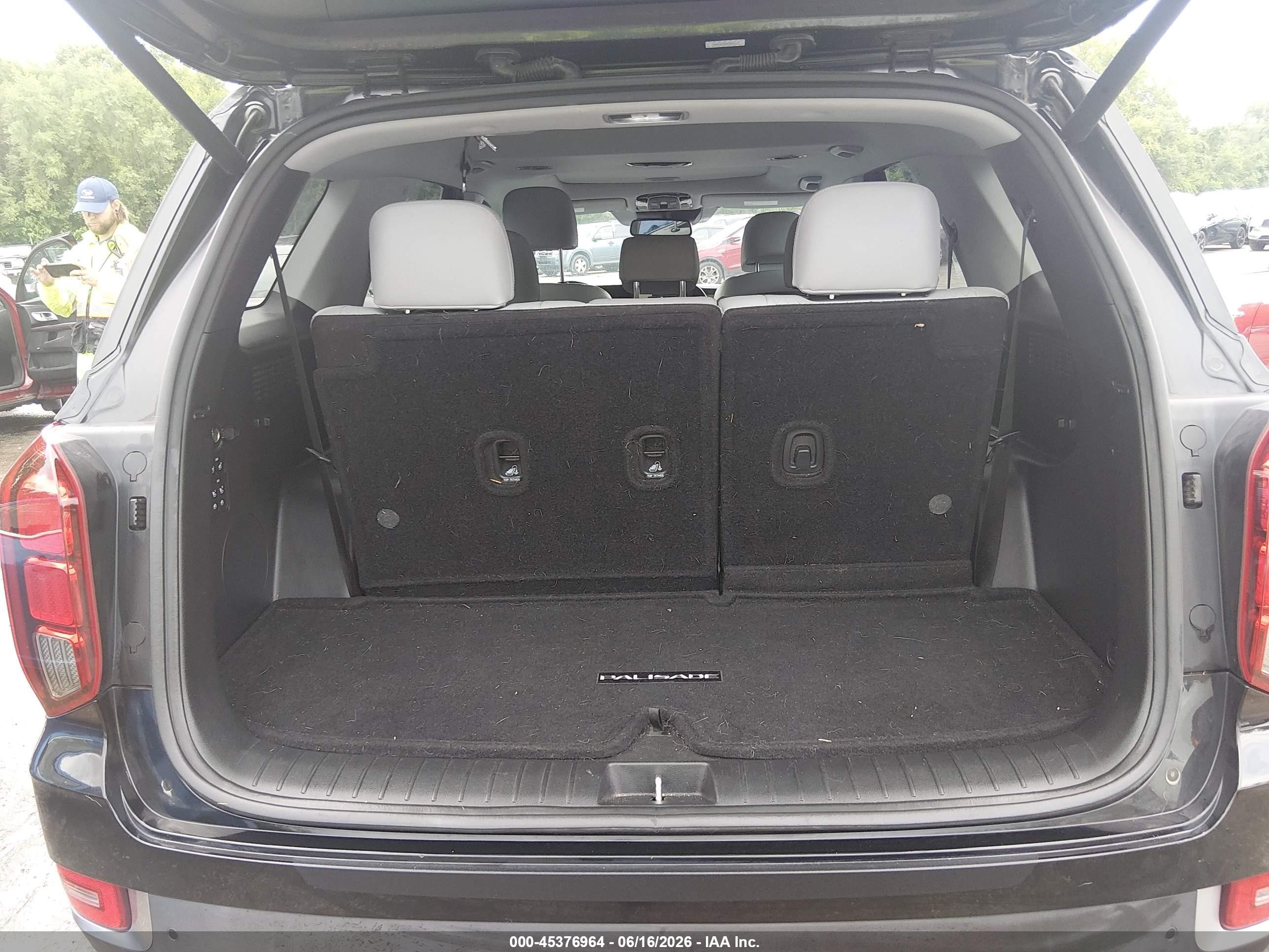 2021 Hyundai Palisade Sel Black vin: KM8R4DHE9MU262113