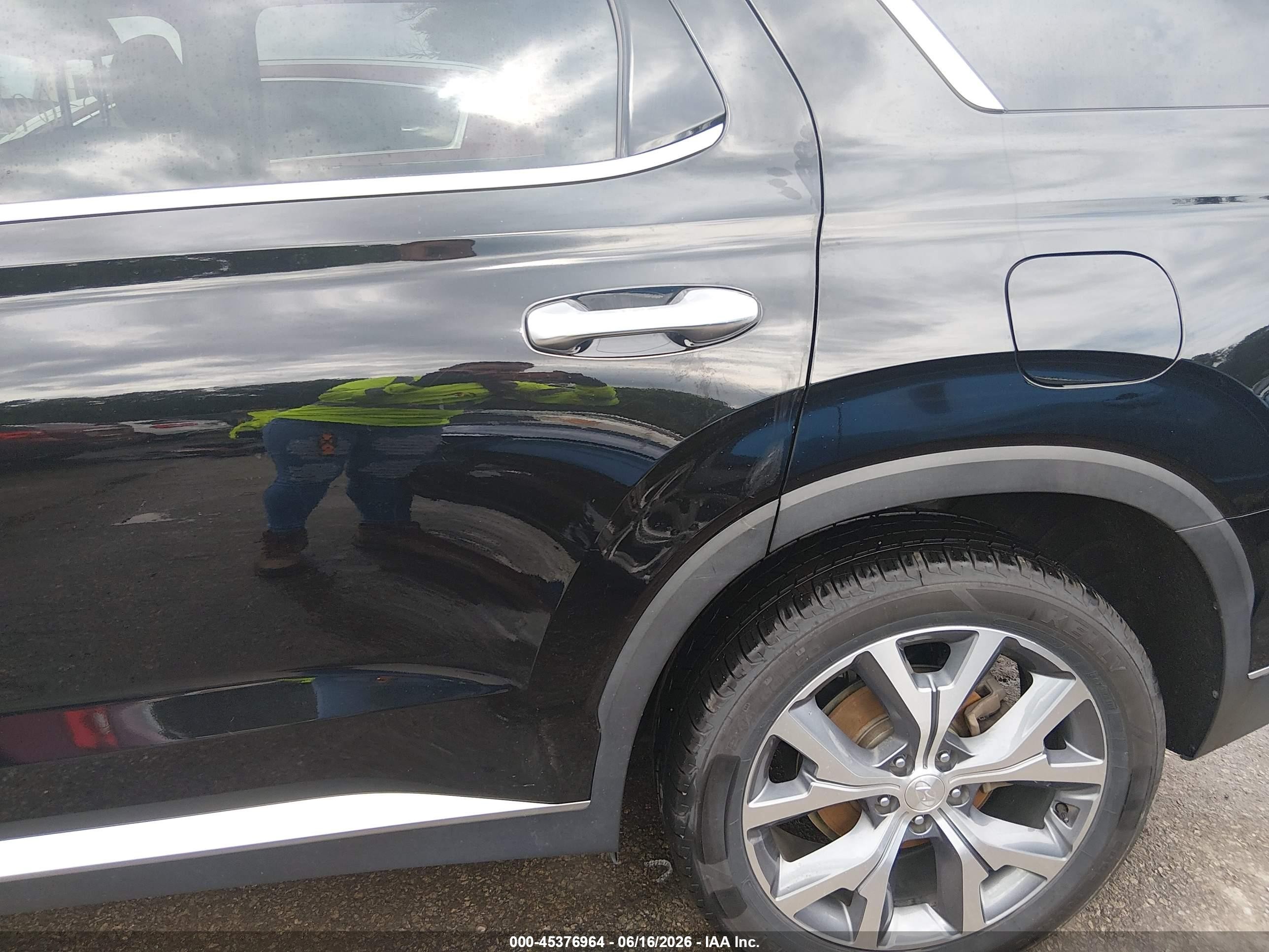 2021 Hyundai Palisade Sel Black vin: KM8R4DHE9MU262113