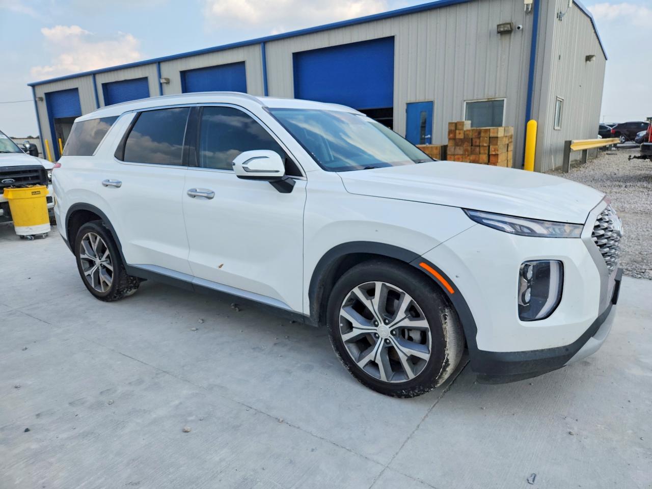 2022 Hyundai Palisade Sel White vin: KM8R4DHE9NU488458