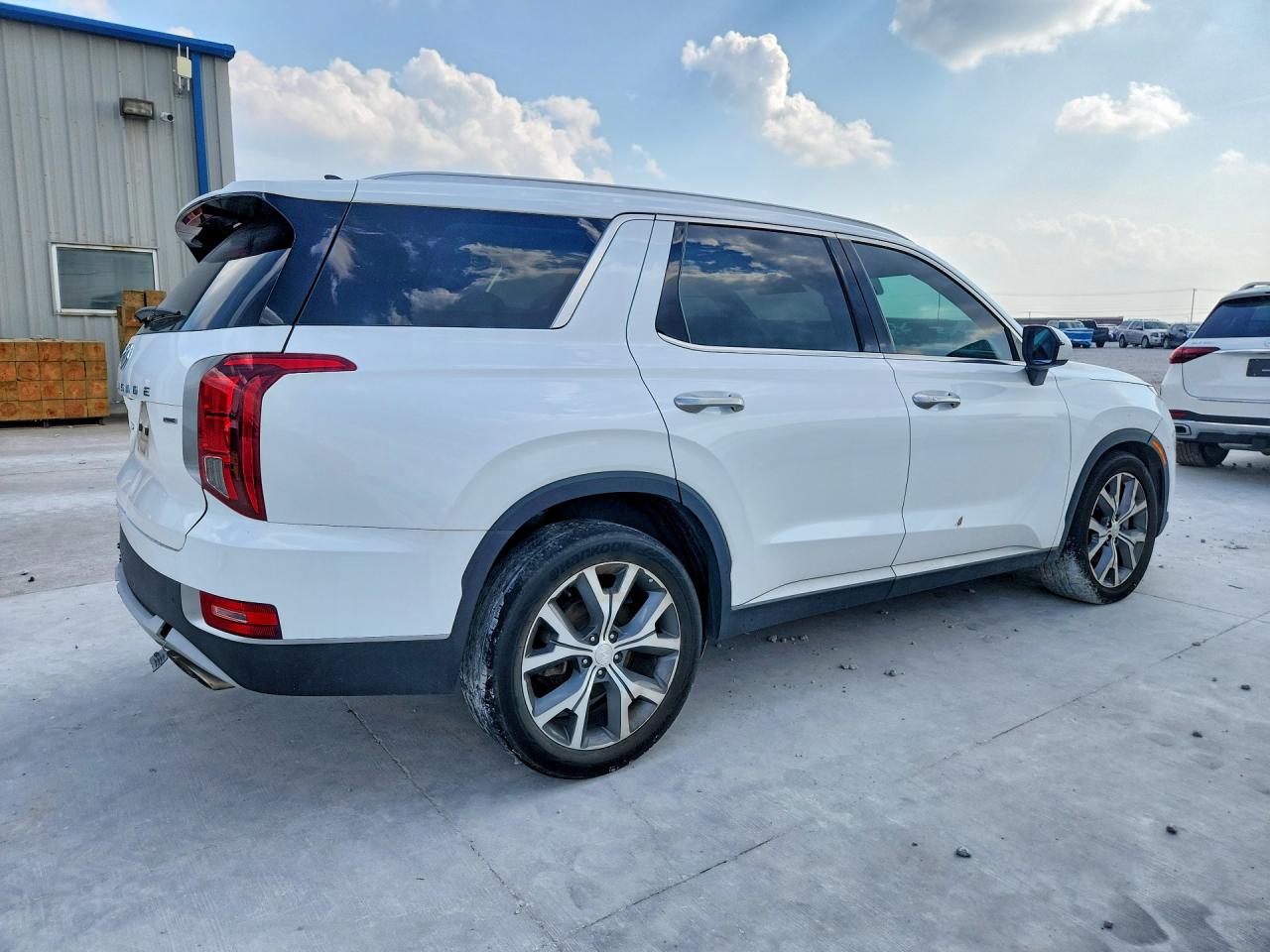 2022 Hyundai Palisade Sel White vin: KM8R4DHE9NU488458