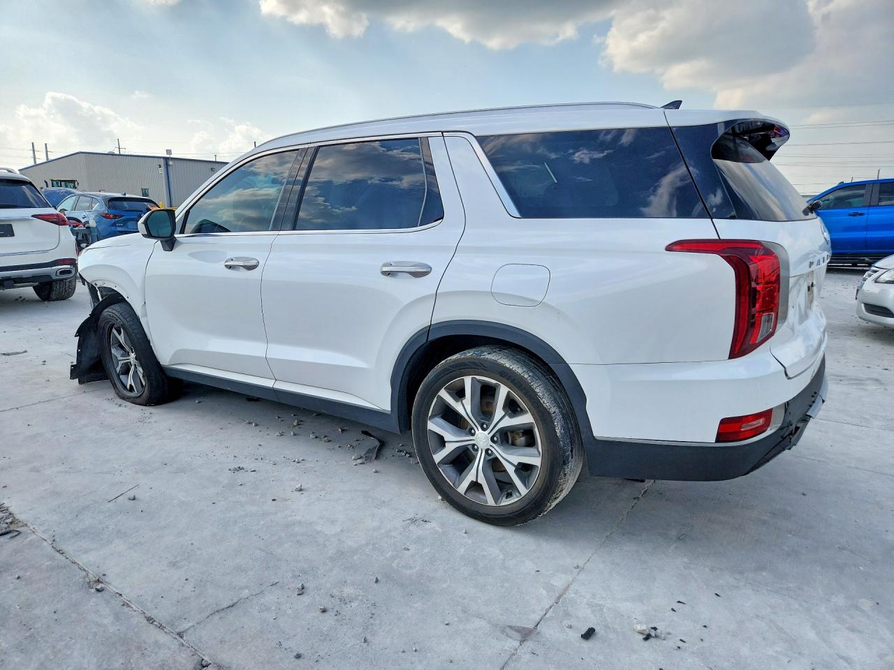 2022 Hyundai Palisade Sel White vin: KM8R4DHE9NU488458