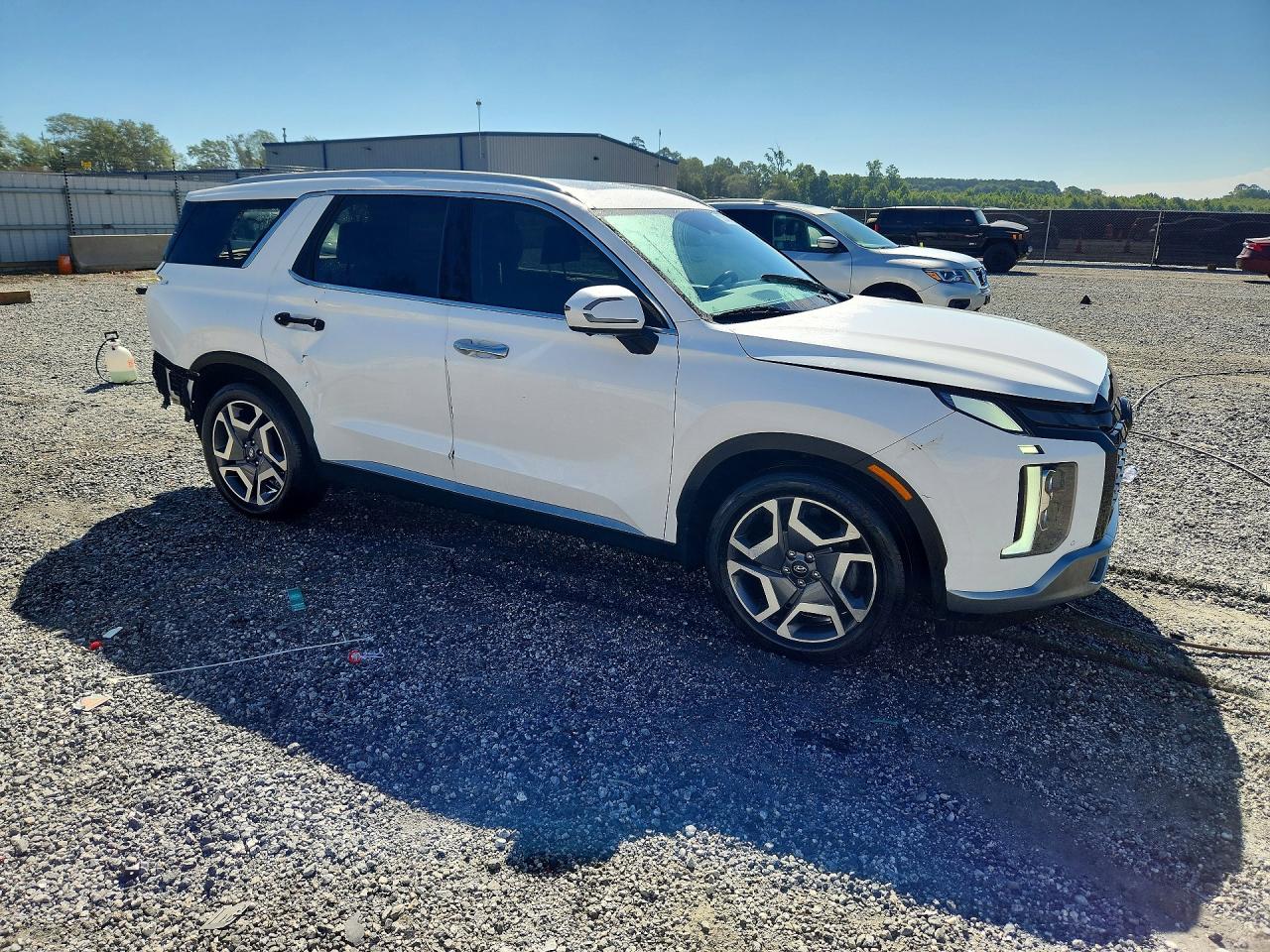2024 Hyundai Palisade Limited White vin: KM8R54GE9RU679799