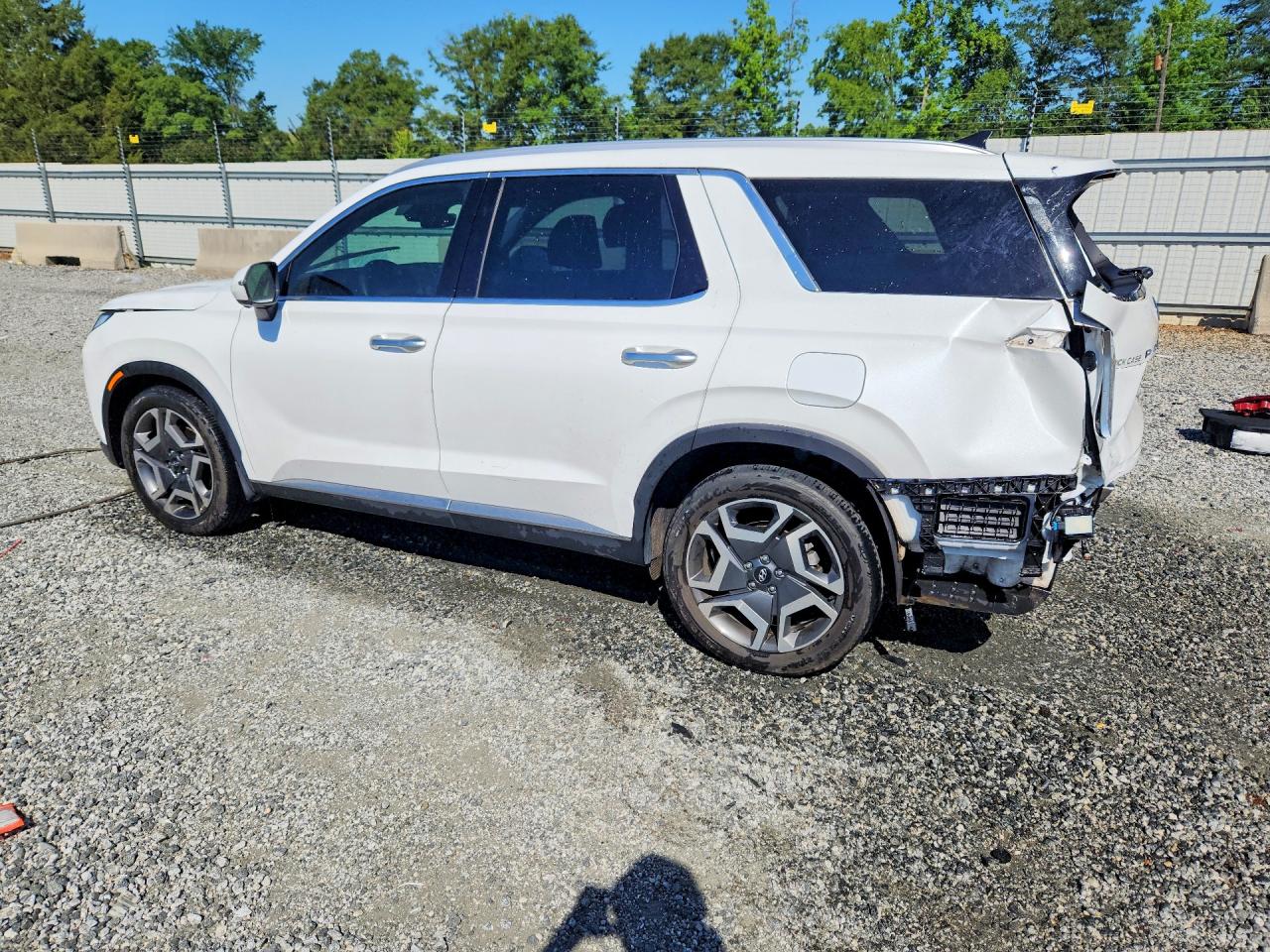 2024 Hyundai Palisade Limited White vin: KM8R54GE9RU679799