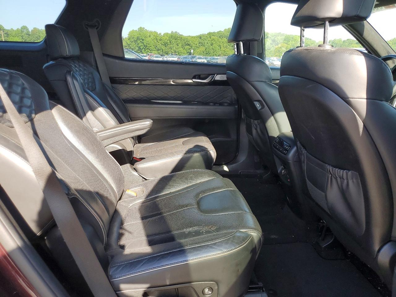 2020 Hyundai Palisade Limited Burgundy vin: KM8R54HE6LU074547