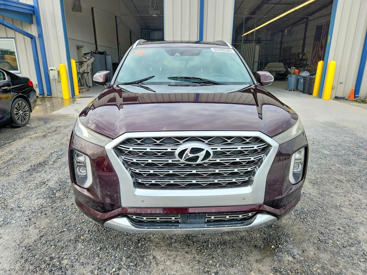 2020 Hyundai Palisade Limited Burgundy vin: KM8R54HE6LU074547